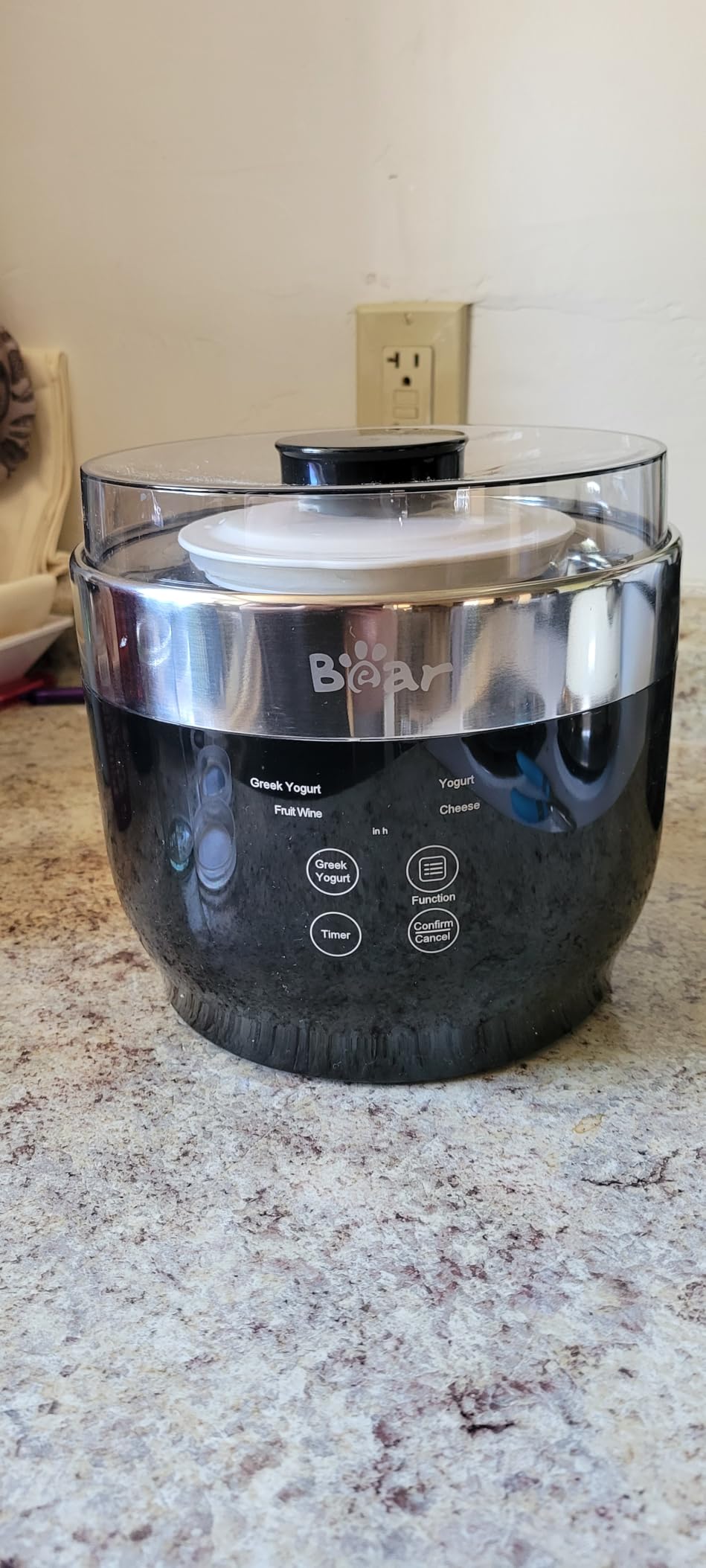 Bear Yogurt Maker, Greek Yogurt Maker Machine with Strainer&Timer Control customer photo 2