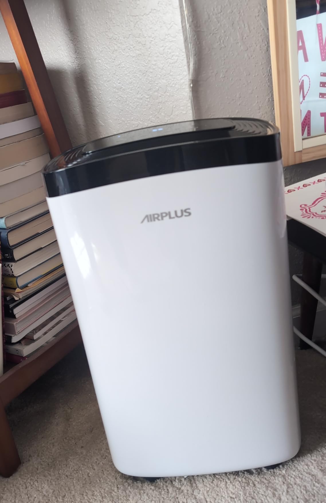 AIRPLUS 1500 Sq Ft Dehumidifier for Home and Basement, 30 Pint Portable Dehumidifiers with Drain Hose for Large Room, Quiet Sleep Mode Dehumidifier for Bedroom, RV De humidifier for Inside Camper customer photo 2
