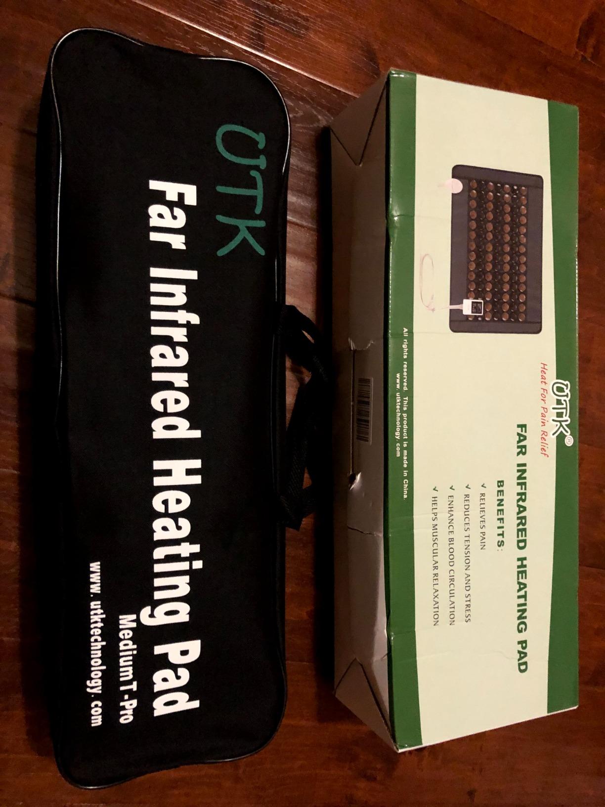 UTK Far Infrared Heating Pad for Back Pain Relief, Full Body Heat Therapy | 21 x 31