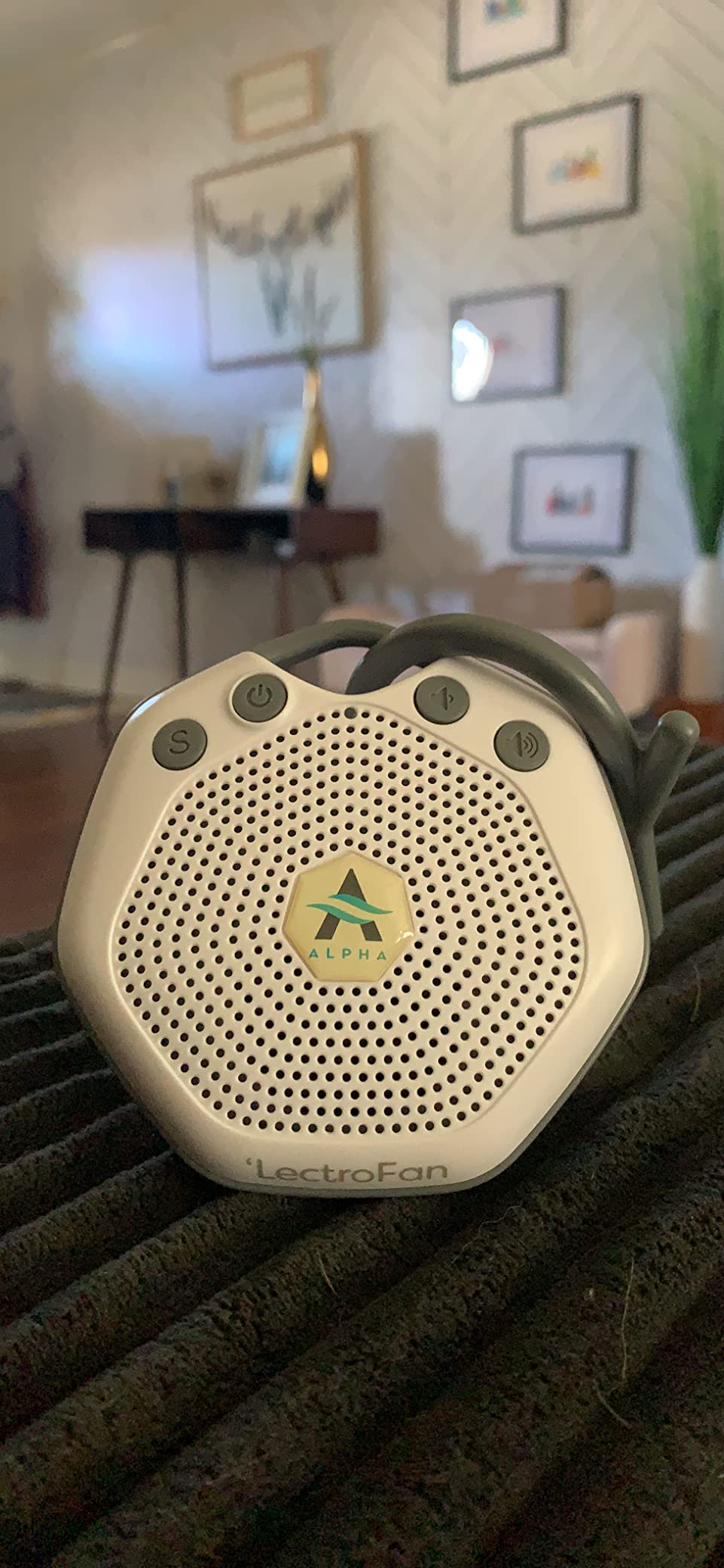 Adaptive Sound Technologies LectroFan Alpha - White Noise Machine to Support Restful Sleep - Blocks Ambient Sound - Built-in Lullabies - Convenient Clip Attachment - Portable Relaxation Support customer photo 2