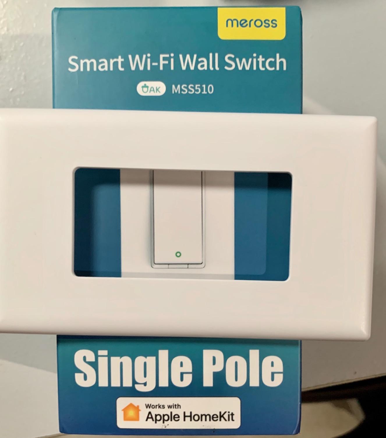 meross Smart Light Switch Single Pole, Supports HomeKit, Wi-Fi Light Switch customer photo 1