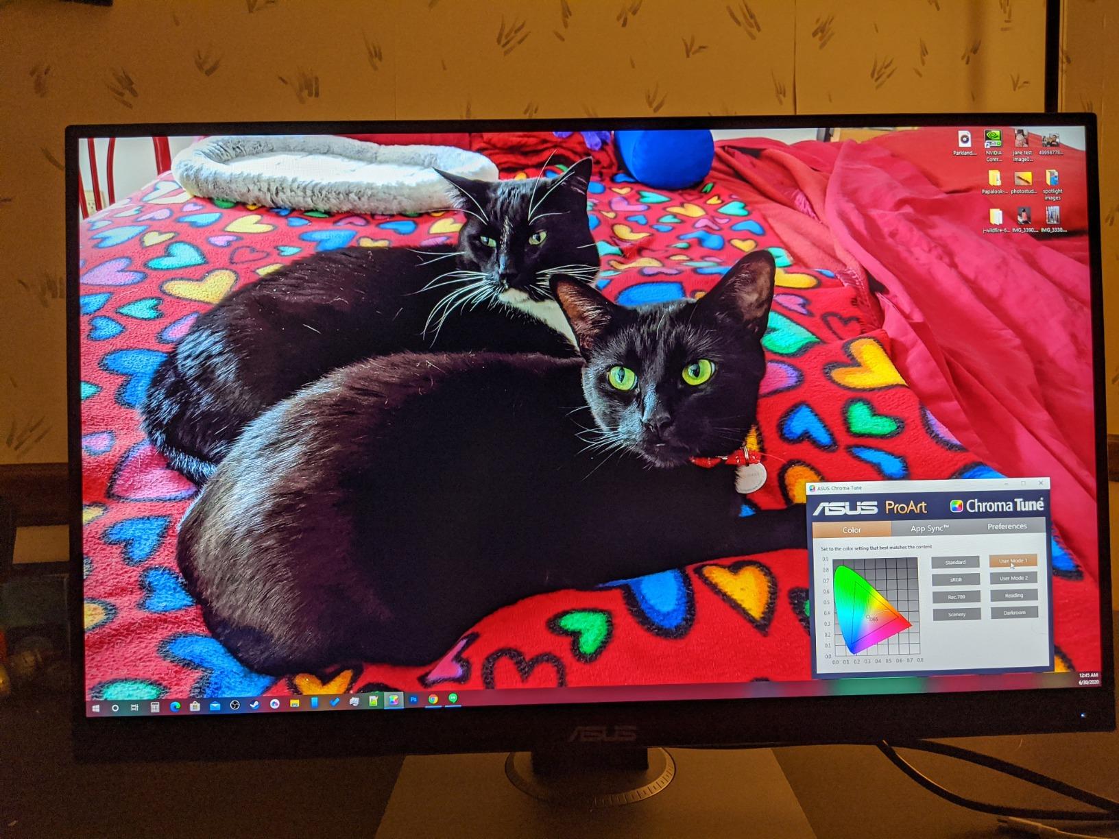 ASUS ProArt PA278QV 27 Inch 1440p QHD Professional Monitor | Calman Verified, IPS, Height Adjustable, 100% sRGB, Eye Care, Anti-Glare, Ergonomic Stand, Rec.709 customer photo 1
