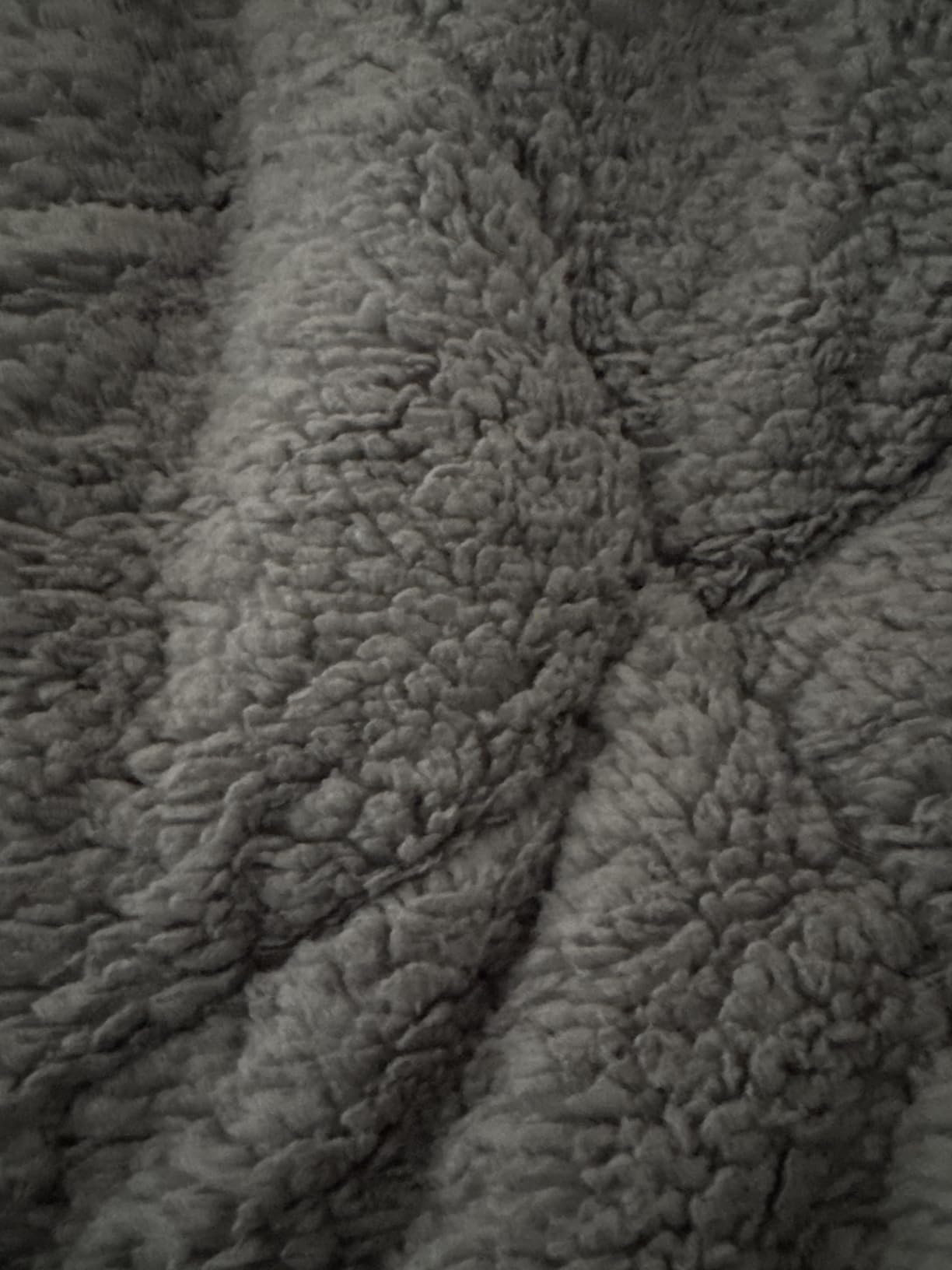 Cottonblue Weighted Blanket 15 lbs Queen Size 60x80 inches, Flannel Shaggy Sherpa Weighted Blanket for Adults Comfortable Weighted Blankets for Calming and Relax, Bed Sofa Heavy Blankets, Grey customer photo 1