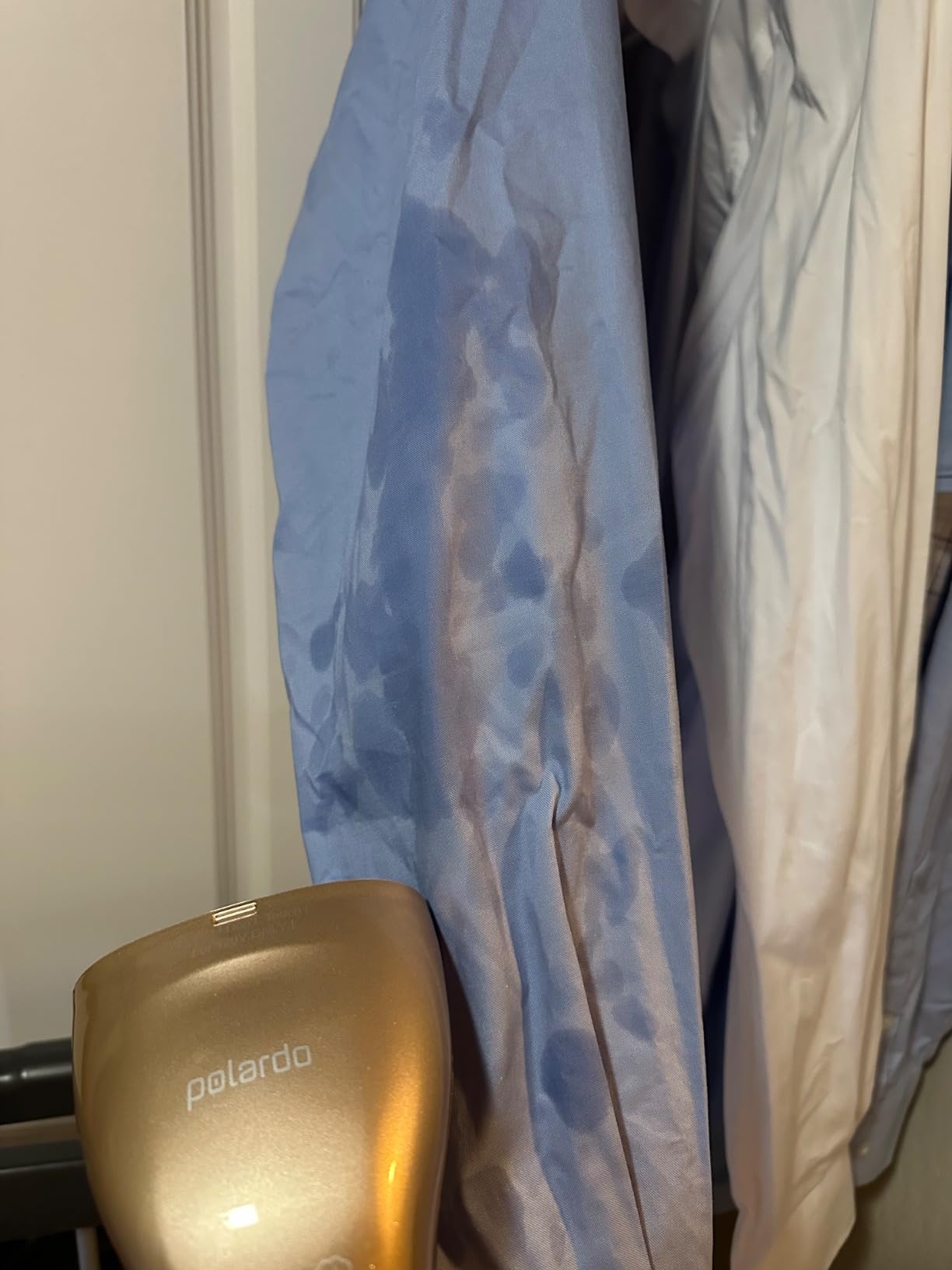 Polardo Travel Garment Steamer - Compact Portable Handheld Clothes Steamer with 360° Anti-Spill Technology, Professional Wrinkle Remover for Travel & Home, Black customer photo 1