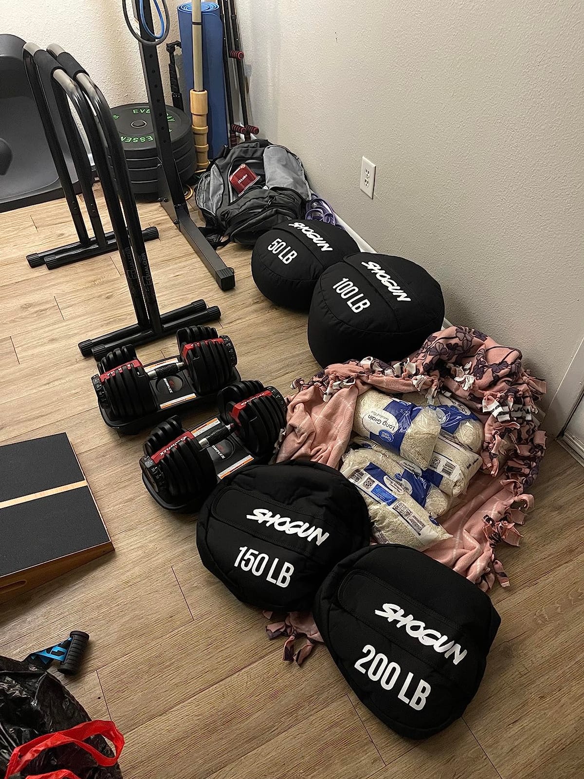 Shogun Sandbags for Working Out - Heavy Duty Workout Sandbag for Weight Training, Cross Training, Strongman, Fitness & Military Use - Adjustable Exercise Sand Bags for Full Body Training customer photo 2