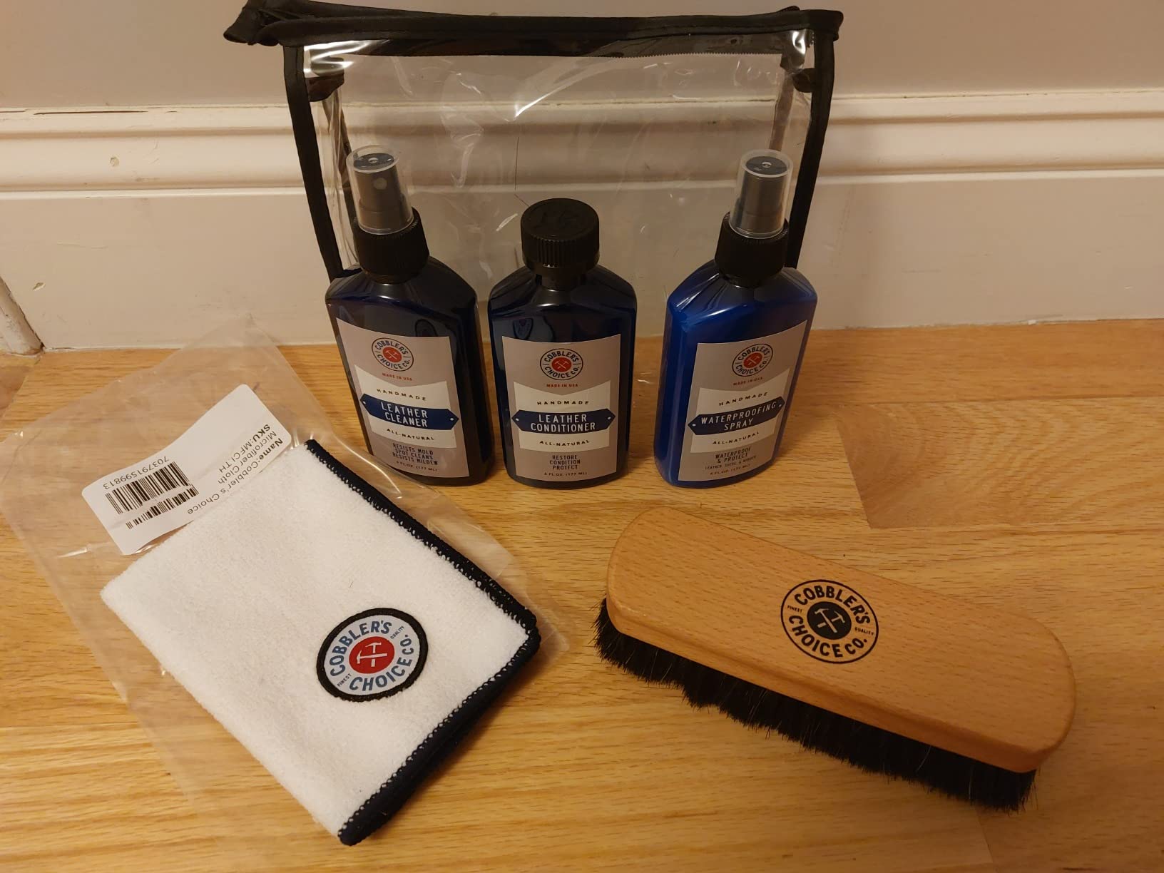 Cobbler's Choice Essential Leather Kit - Premium Shoe Care - All Natural Ingredients - Unbeatable Quality! customer photo 1
