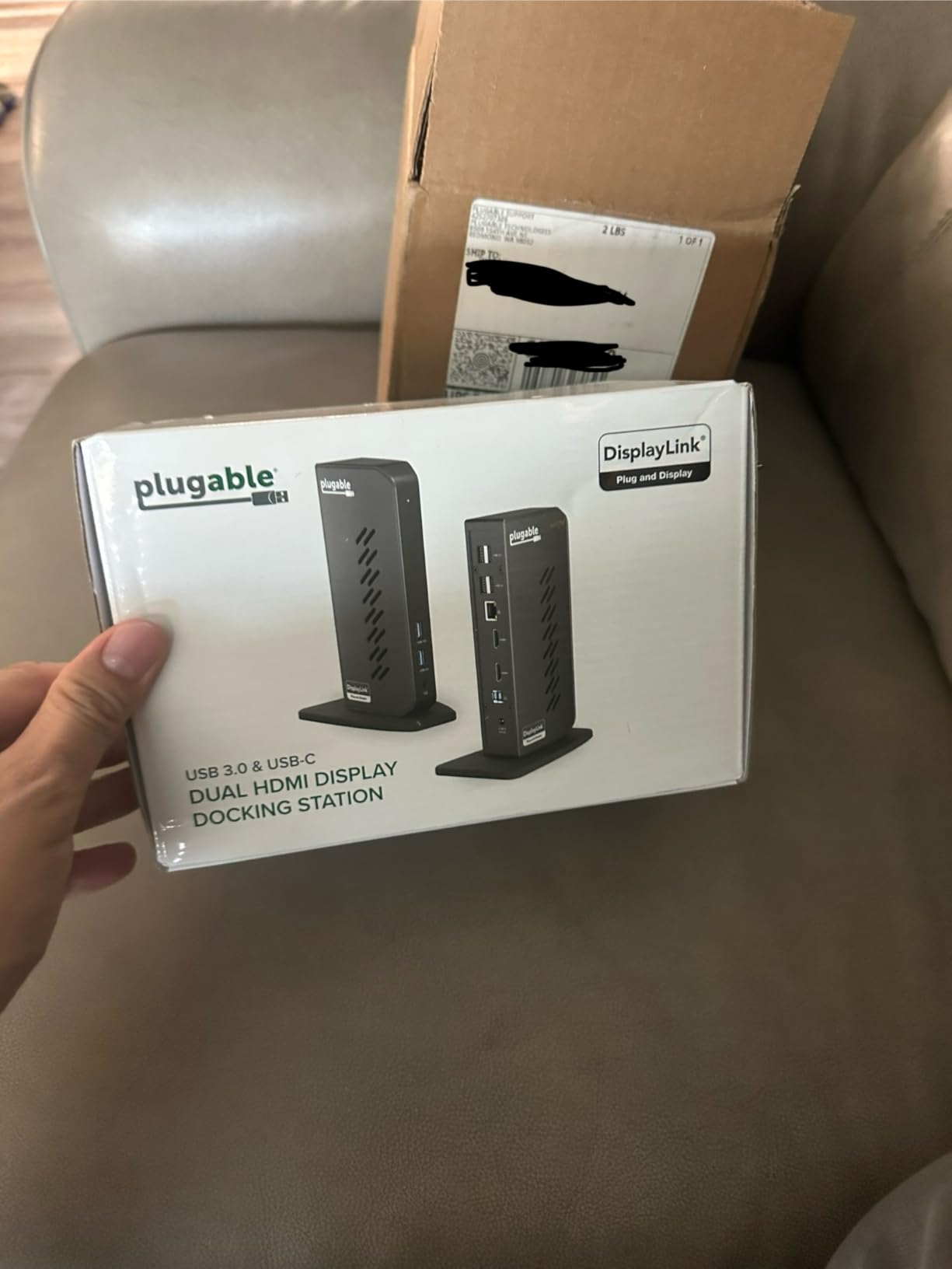 Plugable Dual 1080p HDMI Universal Docking Station for USB-C & USB 3.0 Laptop, 10 Ports, Windows/ChromeOS Plug & Play, macOS Driver Required (UD-3900Z) customer photo 2