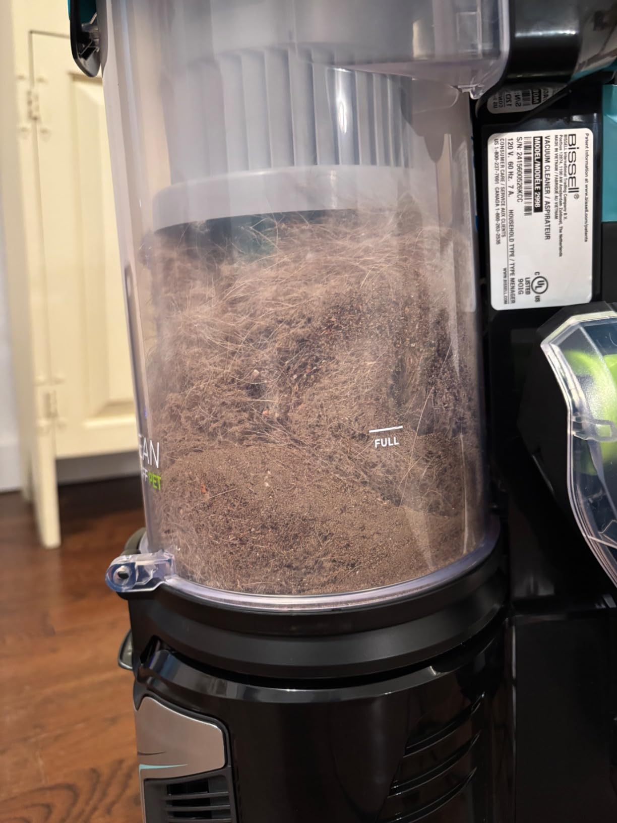 Bissell MultiClean Allergen Lift-Off Pet Vacuum with HEPA Sealed System, Detachable Canister for Stairs & Upholstery, LED Headlights, Tangle-Free Brush Roll, 2998 customer photo 2