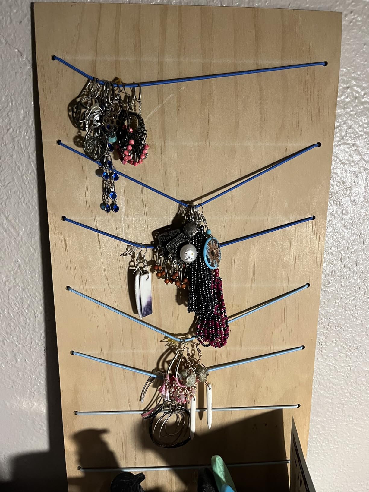 Mocolo Earring Holder Stand, Earring Organizer Display Holder Stand for Hanging Earrings(88 Holes & 4 Layers) customer photo 1