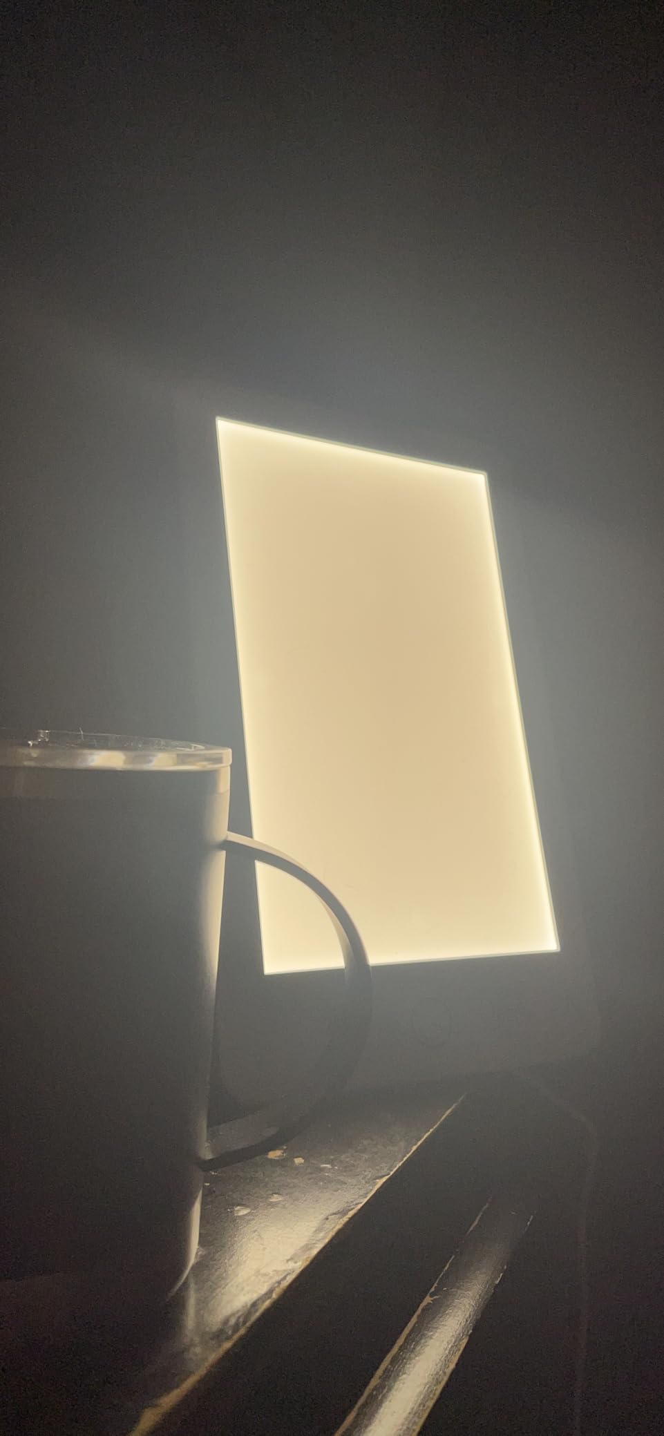 Verilux HappyLight Touch Plus - Light Therapy Lamp with 10,000 Lux, UV-Free, LED Bright White Light with Adjustable Brightness, Color, Countdown Timer, & Detachable Stand - Boost Mood, Sleep, & Focus customer photo 1