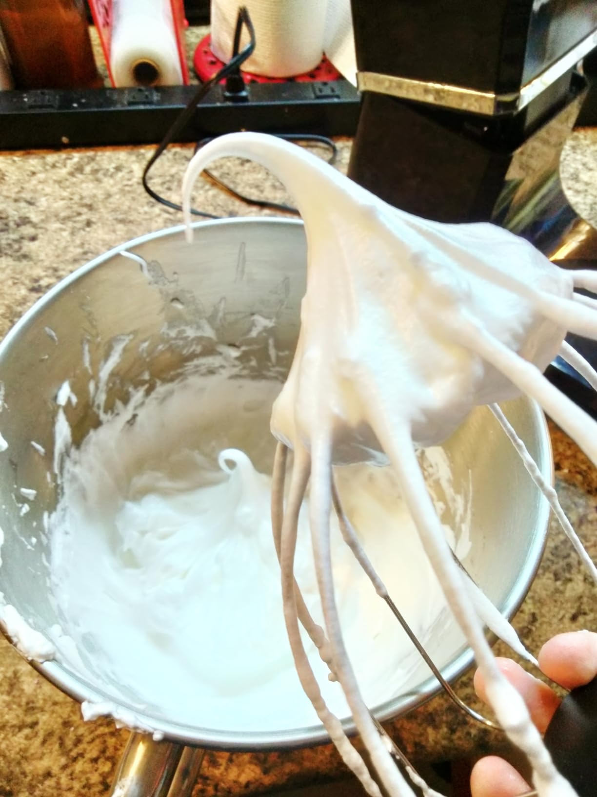 Stand Mixer, 7.5QT 10-Speed Tilt-Head Dough Mixer 660W with Stainless Steel Bowl, Black MC1 customer photo 2