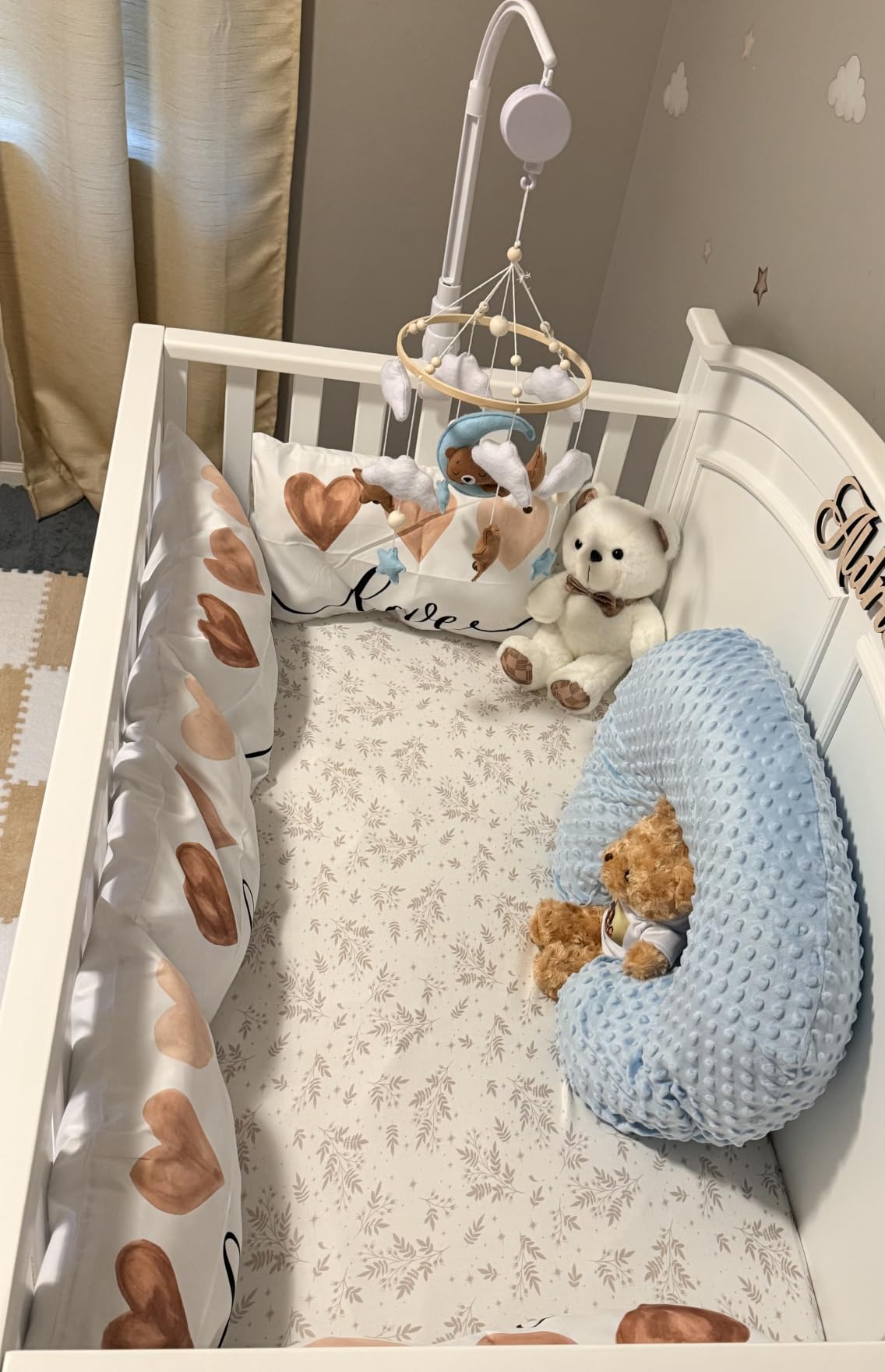 Delta Children Perry 6-in-1 Convertible Crib - Greenguard Gold Certified, Bianca White customer photo 2
