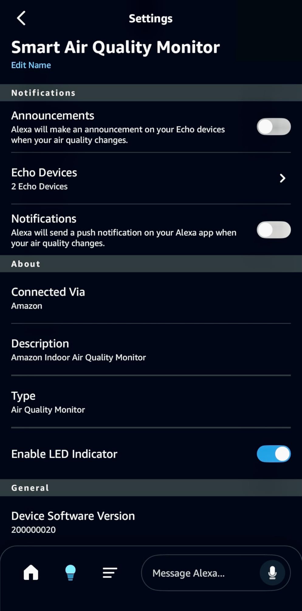 Amazon Smart Air Quality Monitor - Know your air, Works with Alexa customer photo 2