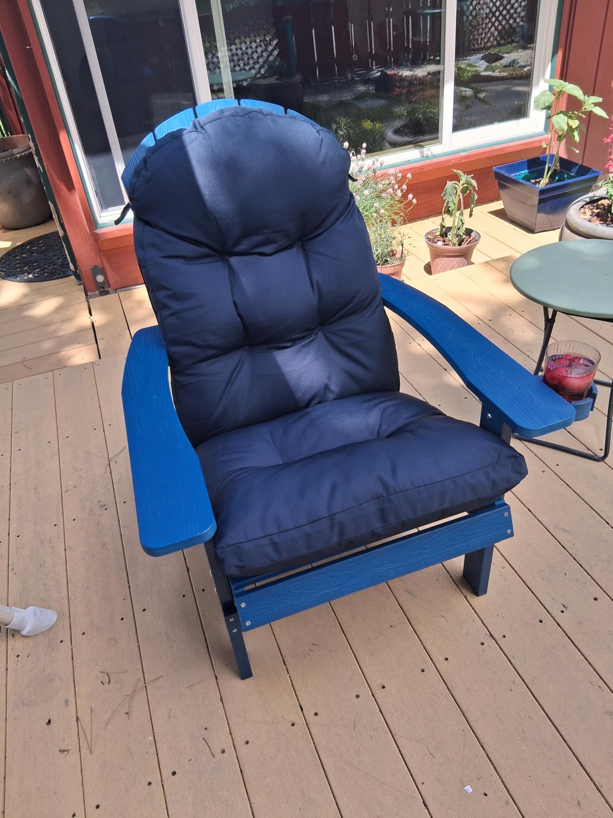 Adirondack w/ Cup Holder HIPS, Blue customer photo 2