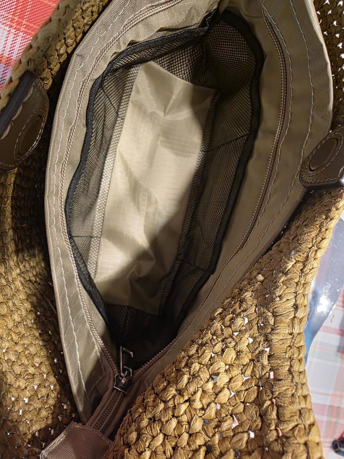 Handbag Tote Purse Organizer Insert, Medium, Black | Bag Divider Liner Shaper Separator in Bag with Zipper, 11 Pockets Compartments customer photo 1