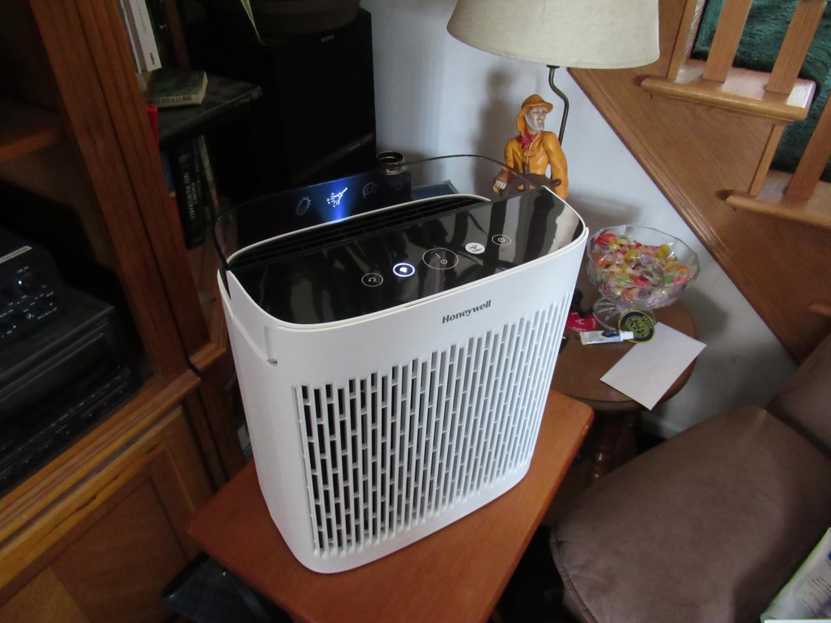 Honeywell HEPA Air Purifier for Home and Extra Large 2423 Ft² Rooms, Black customer photo 1