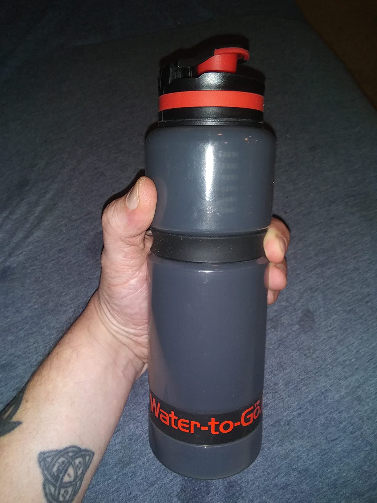Water-to-Go Active Water Filter Bottle, 25oz/75cl | International Travel, Portable Purification, Eco-Friendly Bioplastic, New Leak-Proof Lid, Filters Viruses Most Bottles Miss customer photo 1