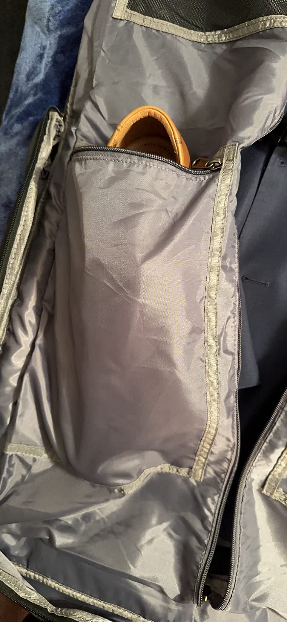 Modoker Carry On Garment Bags for Travel Hanging Clothes Suit Bag Luggage Organizer, Foldable Suit Carrier Gift for Men Women customer photo 2