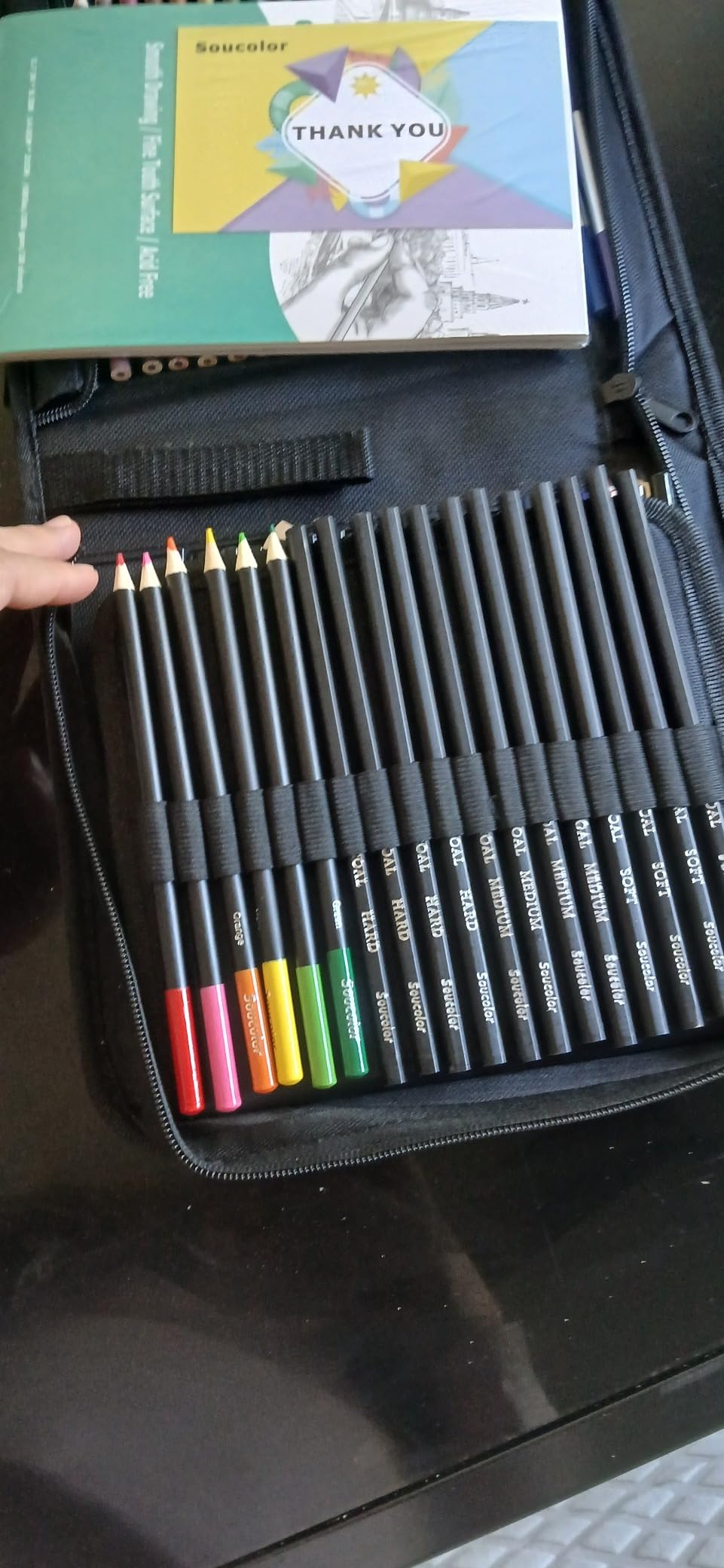 Soucolor 73Pcs Art Supplies Drawing Kit Sketch Pencils Set Adults Gift | 73-Piece Art Set Includes Sketch Book, Coloring Book, Graphite Pencils, Watercolor Pencils & Portable Case for Artists customer photo 1