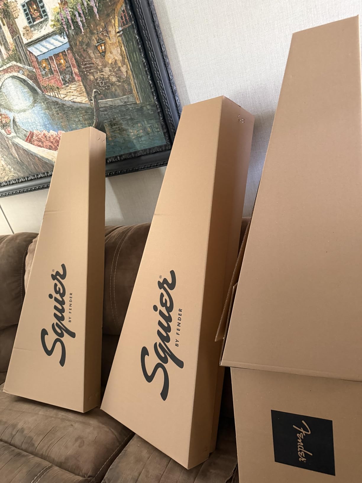 Squier Affinity Stratocaster Electric Guitar Pack, Charcoal Frost Metallic | Charcoal Frost Metallic, Laurel Fingerboard customer photo 1
