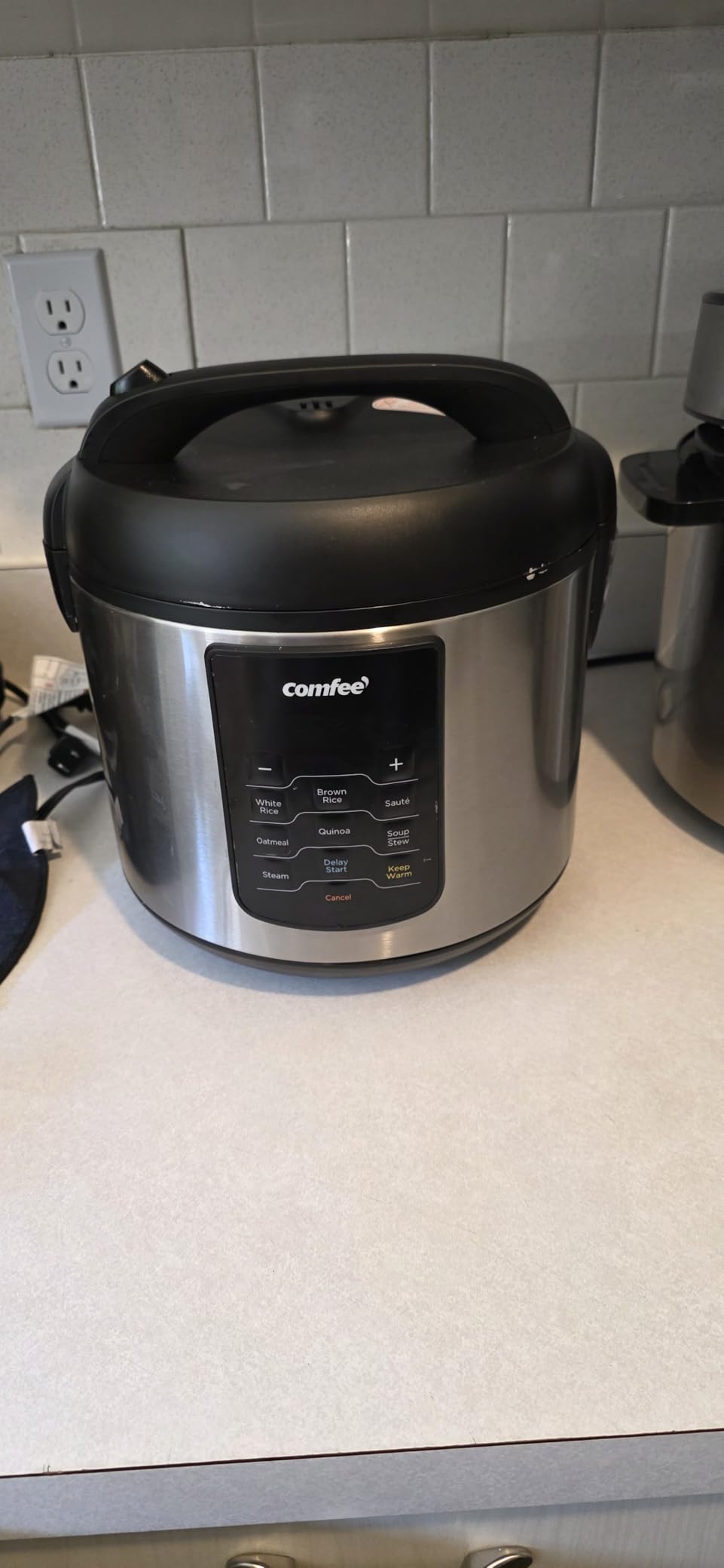 COMFEE' Rice Cooker 10 cup Uncooked/20 cup Cooked, Rice Maker, Steamer, Saute, 5.2 QT Large Capacity, Brown Rice, Quinoa and Oatmeal, 8 One-Touch Programs customer photo 1