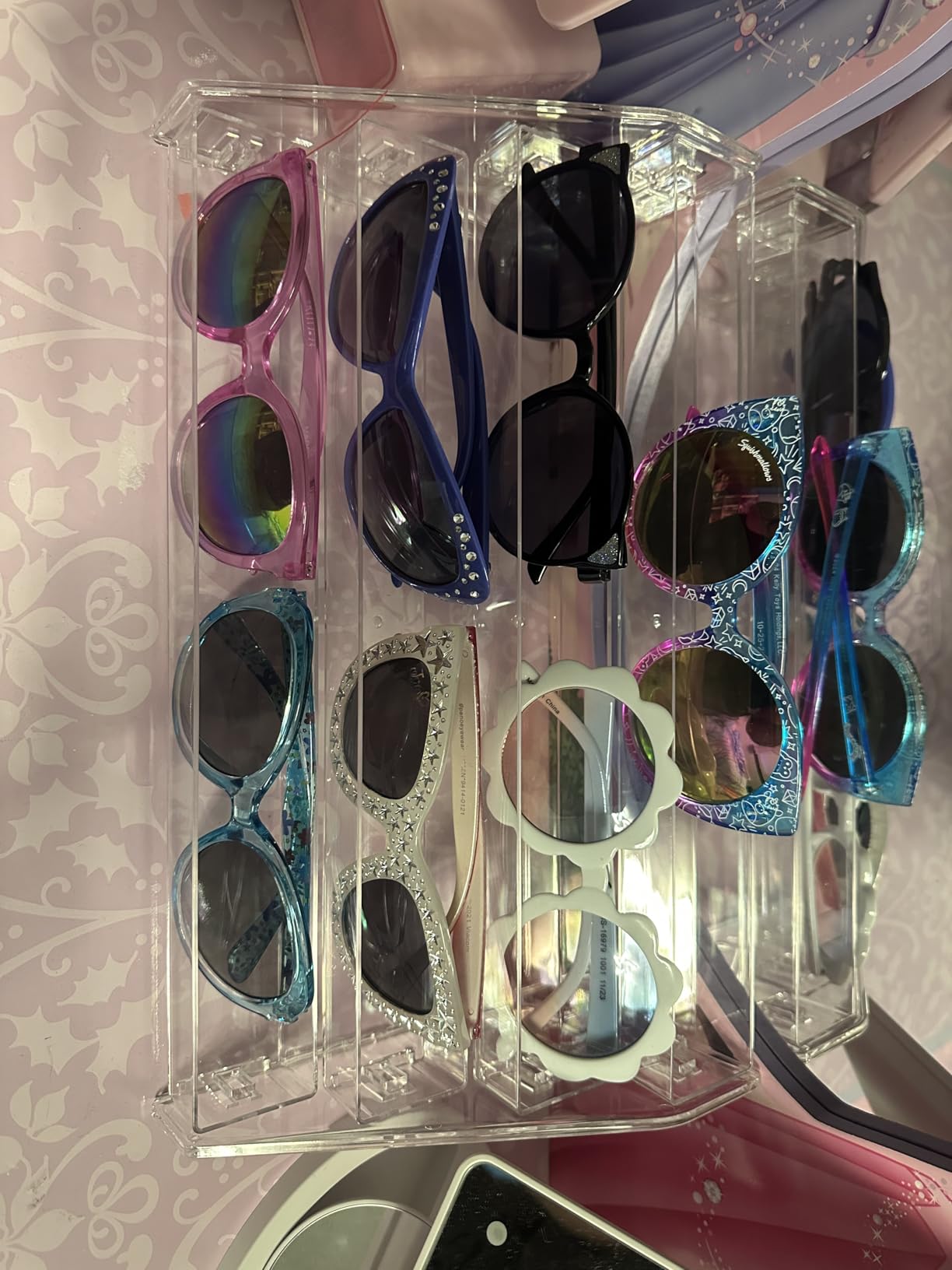 LoengMax Sunglasses Organizer - Clear Eyeglasses Display Stand (7 Layer) customer photo 1
