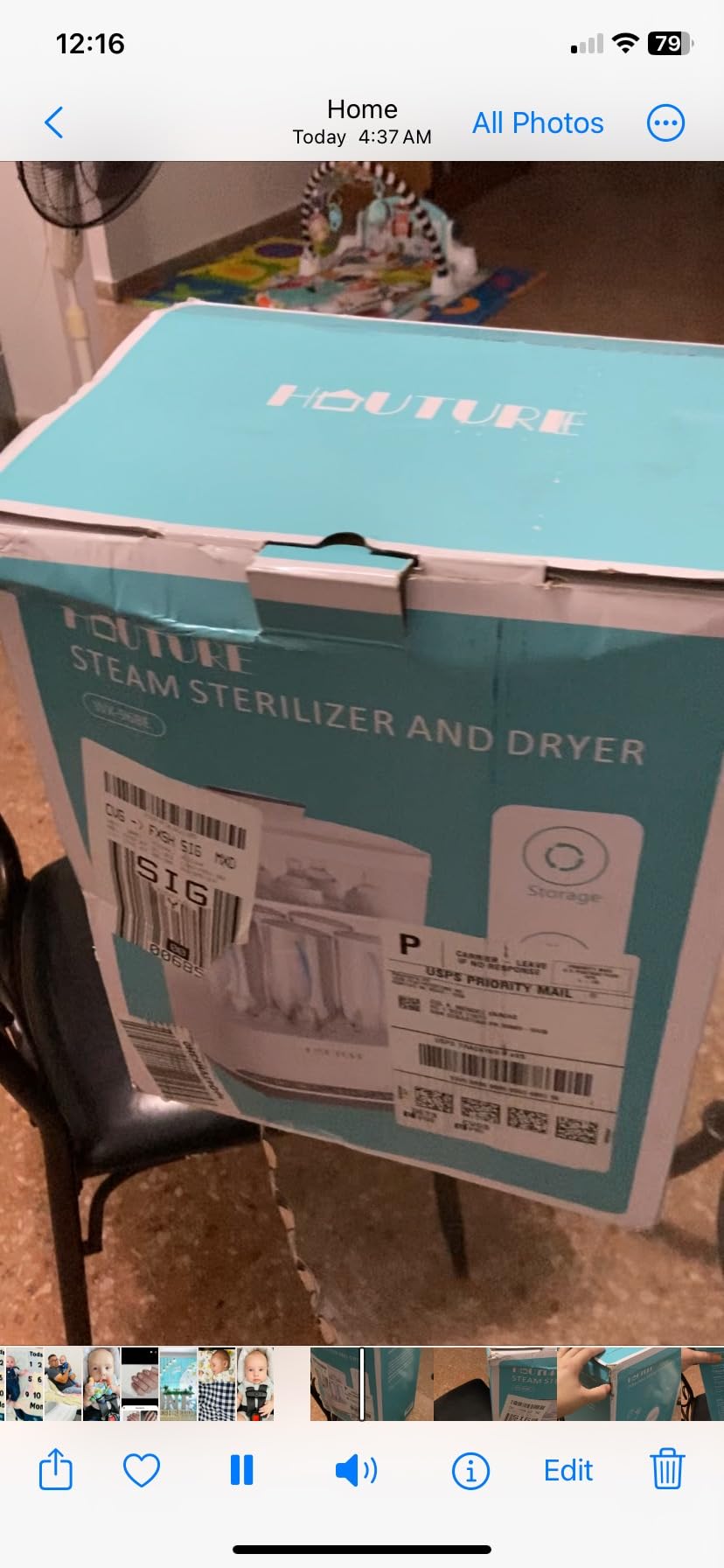 HAUTURE 6-in-1 Baby Bottle Sterilizer and Dryer, Large Capacity | 10 Bottles Capacity, Esterilizador de Biberones, Electric Steam Sanitizer for Baby Bottles, Breast Pump Parts & Pacifiers customer photo 2