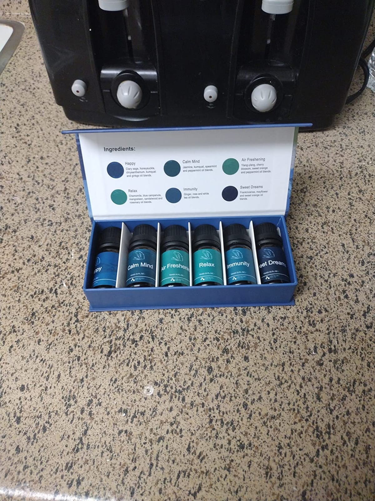 ASAKUKI Essential Oils, Well-Being Diffuser Oils Gift Set, 6x10ml | Includes Calm Mind, Sweet Dreams, Happy, Relax, Air Freshening, Immunity customer photo 1