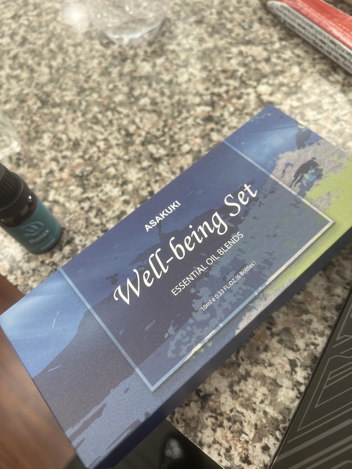 ASAKUKI Essential Oils, Well-Being Diffuser Oils Gift Set, 6x10ml | Includes Calm Mind, Sweet Dreams, Happy, Relax, Air Freshening, Immunity customer photo 2