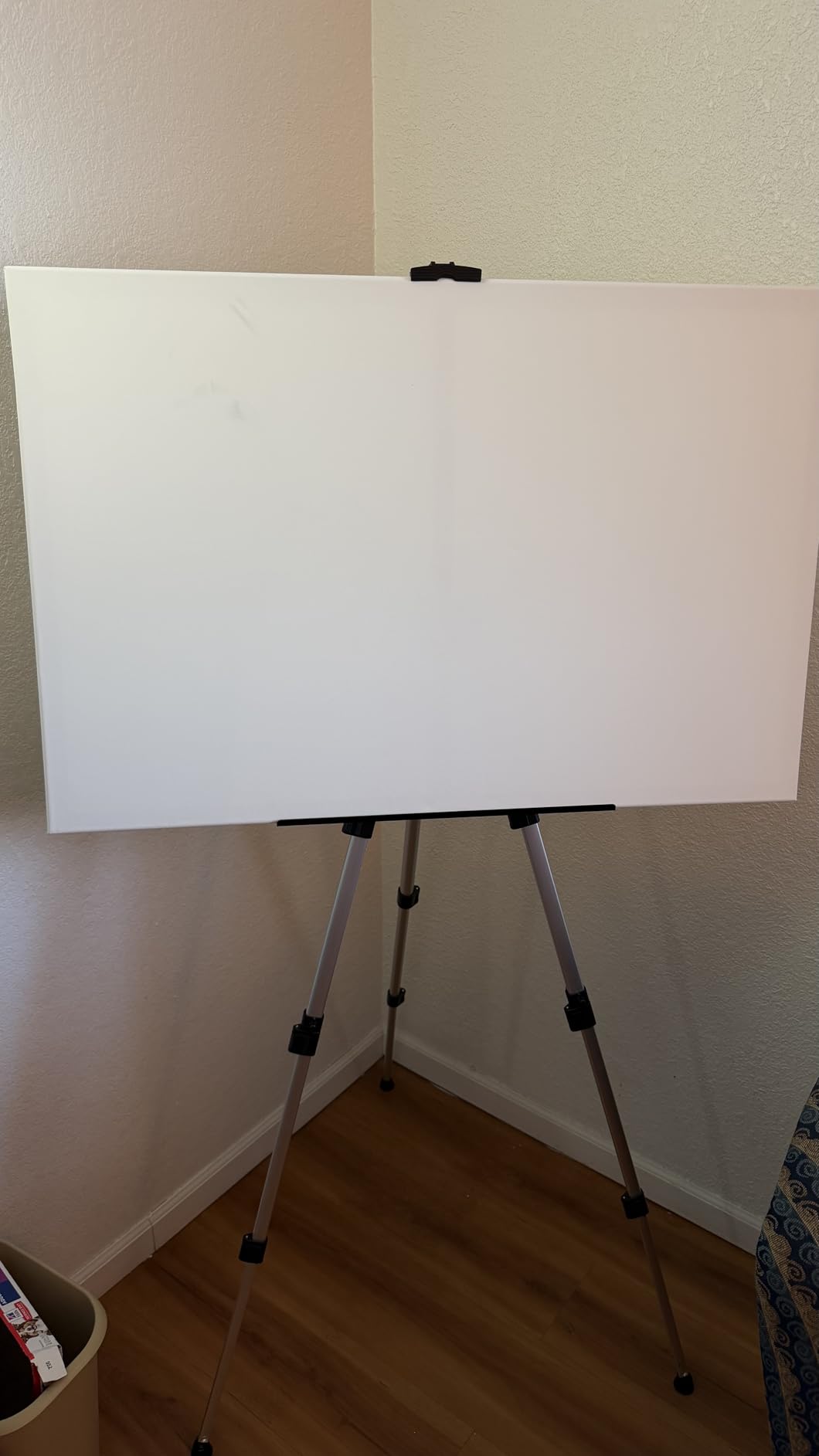 RRFTOK Easel Stand for Painting and Sign, Adjustable 17-66 Inch | Portable aluminum tripod art easel for display stand, poster stand, canvas holder, adults, floor use and carry bag customer photo 1
