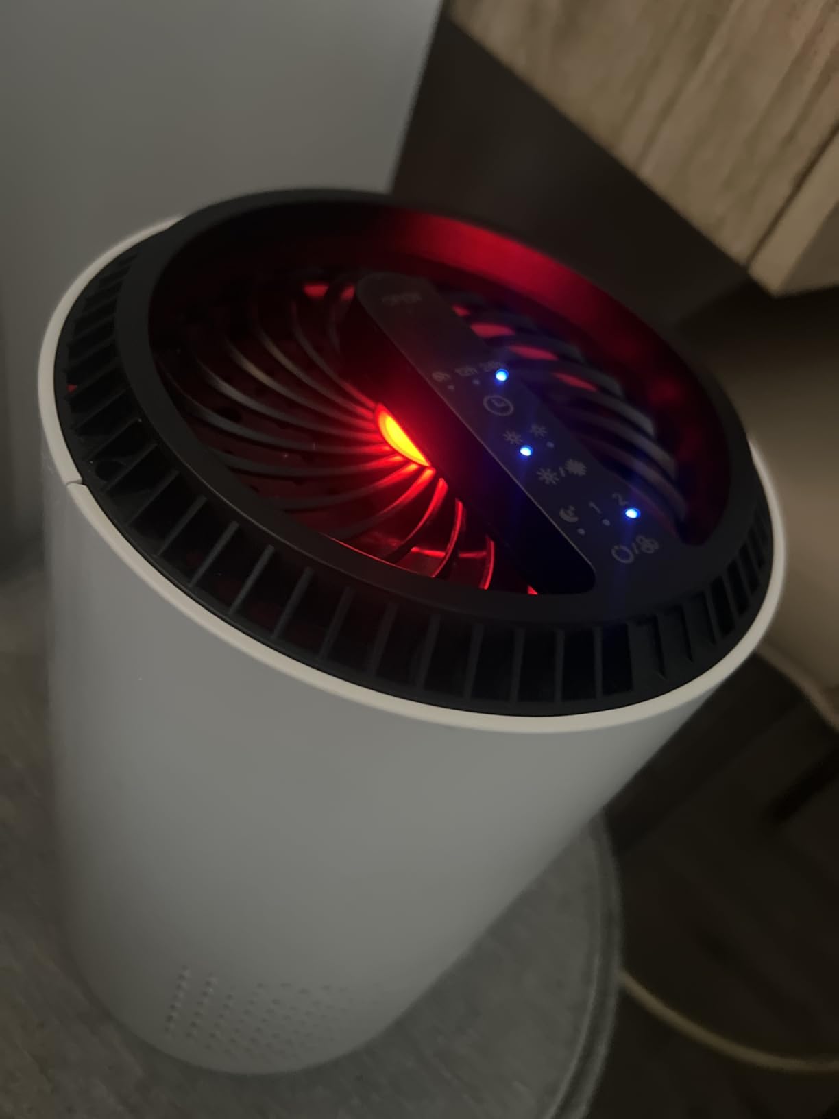 AROEVE Air Purifiers for Bedroom with Sleep Mode Speed Control-MK01A(White) customer photo 2