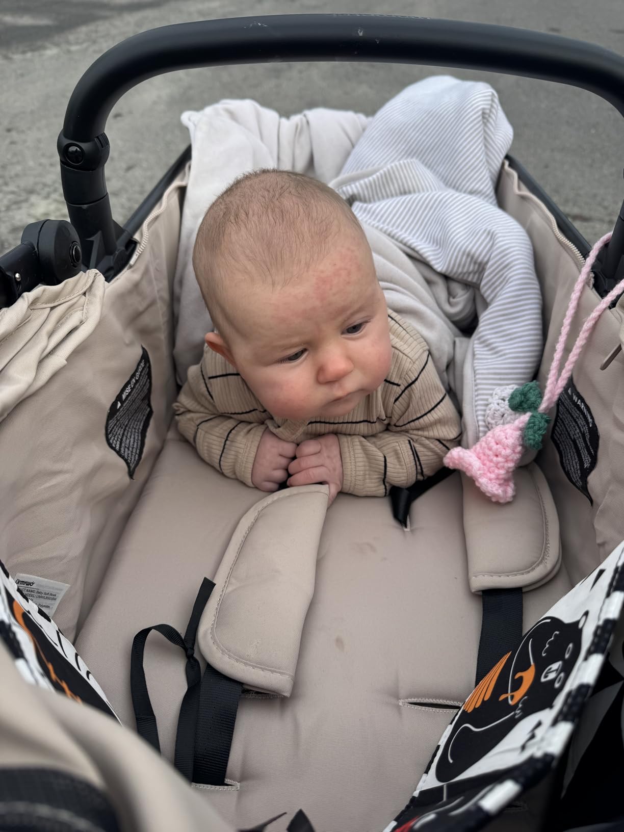 Mompush Wiz 2-in-1 Bassinet Stroller Reversible Seat, One-Hand Fold, Sage | Newborn to toddler, large wheels with suspension, multi-position recline, UPF 50+ canopy, large basket, cup holder included customer photo 1