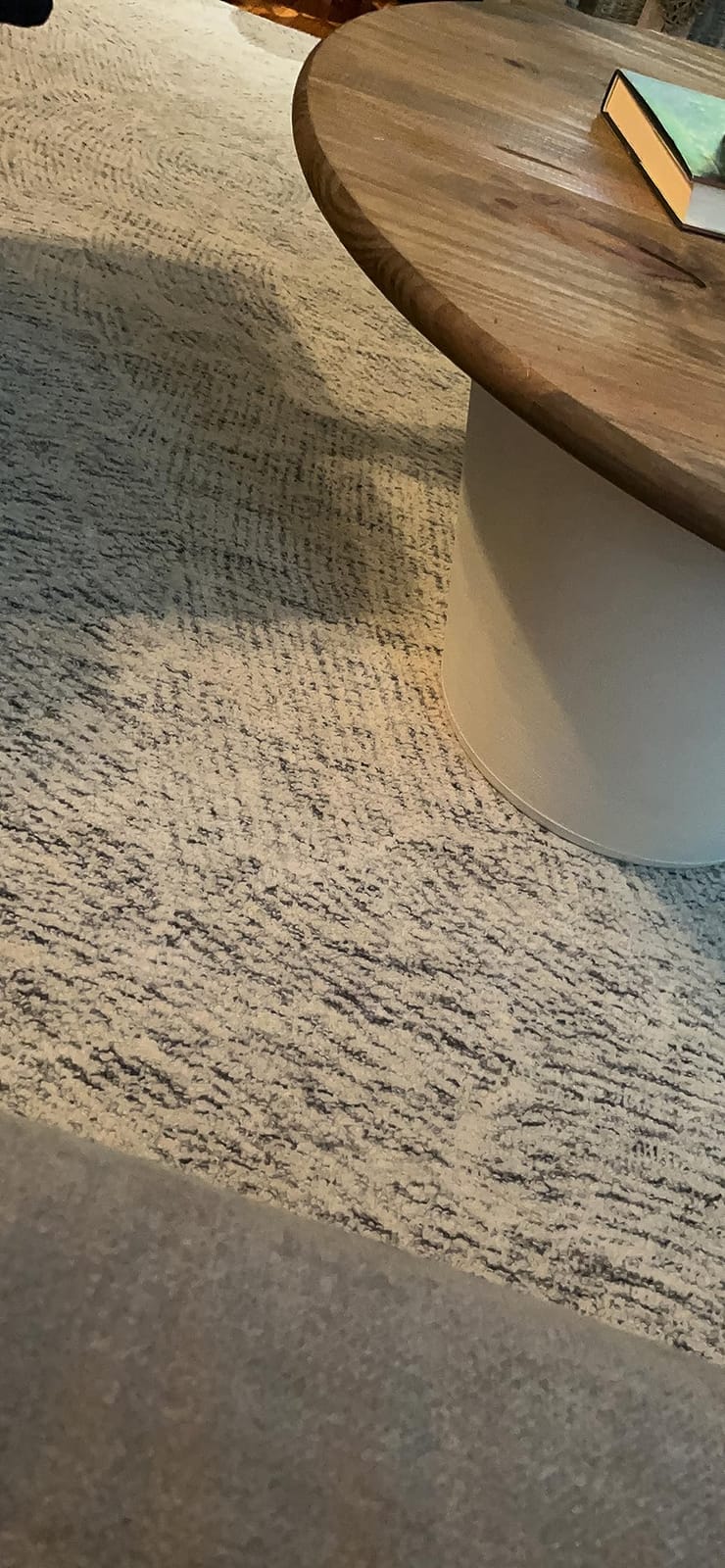 SAFAVIEH Metro Collection 8' x 10' Dark Grey Ivory MET999H Handmade Premium Wool Living Room Dining Bedroom Area Rug customer photo 1