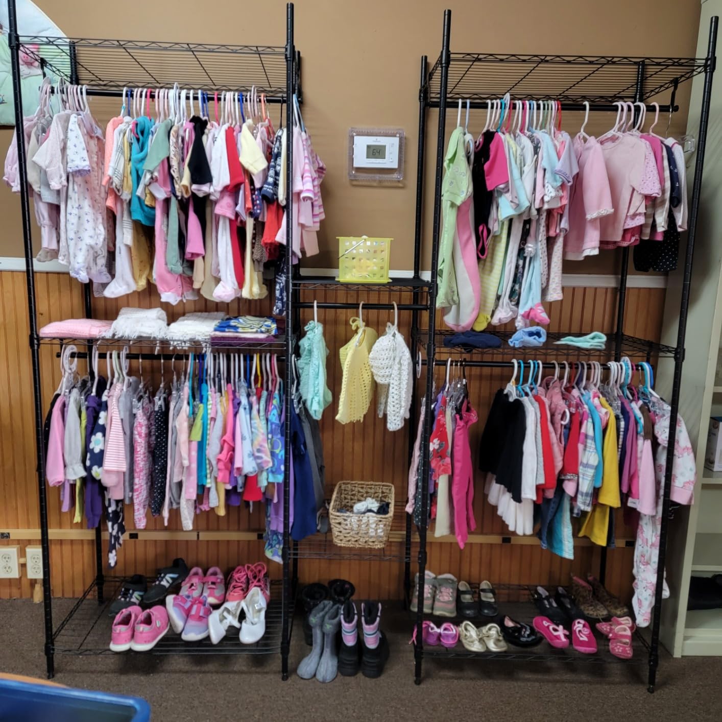 Raybee Clothes Rack, L Shaped Portable Closets for Hanging Clothes, 900LBS | Heavy Duty, Tool-Free Assembly, Adjustable Shelves, Freestanding, Space Saving, Garment Rack for Corner, Closet Organizer customer photo 2