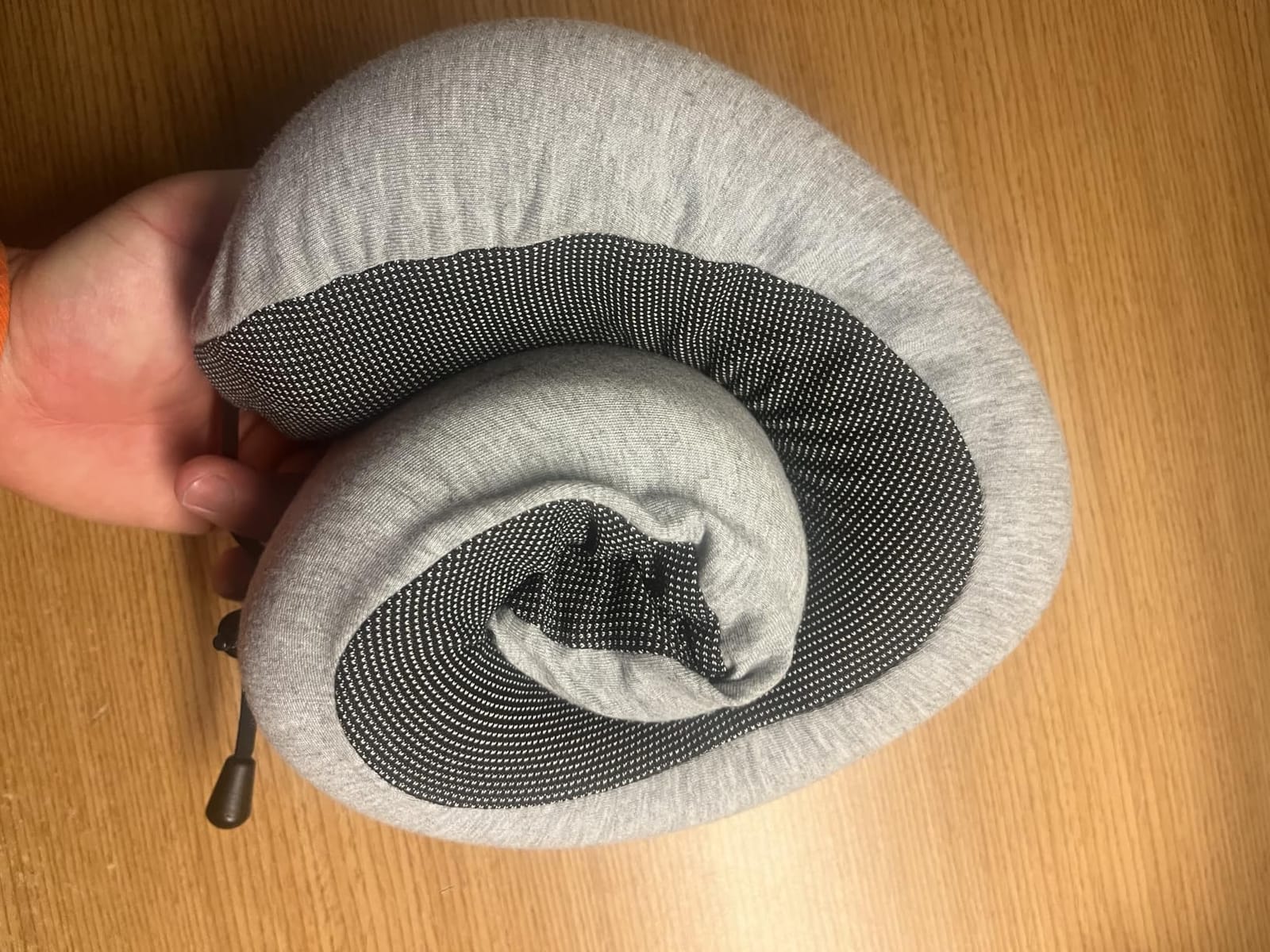 Neck Pillow for Travel, Memory Foam Airplane Pillow, Full Black | 360° Neck Support, Upgraded 100% Memory Foam for Airplane, Car, Train, Bus, Office Sleep, Travel Essentials for Long Flights customer photo 1