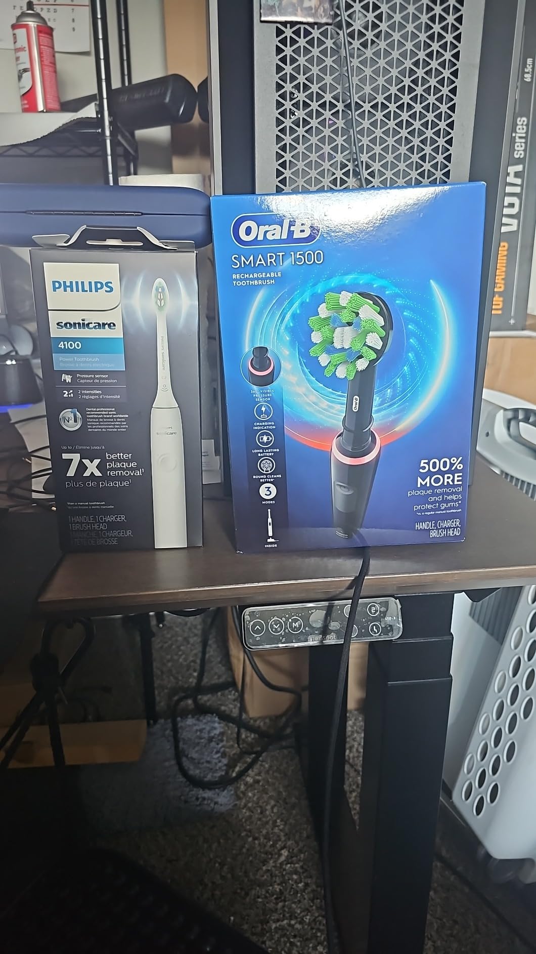 Philips Sonicare 4100 Rechargeable Electric Toothbrush, 1 Brush Head, White | 700% More Plaque Removal, Pressure Sensor, 2 Brush Settings, 2-Minute Guided Timer, 14-Day Battery, HX3681/23 customer photo 2