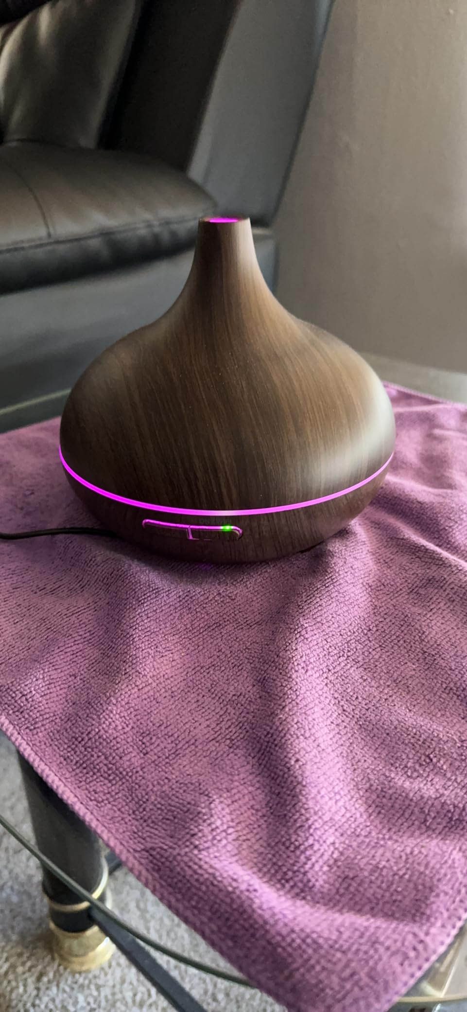 meross Smart Wi-Fi Essential Oil Diffuser, Voice & APP Control, RGB Lights | Schedule & Timer, Works with HomeKit, Alexa, Google & SmartThings, Ultrasonic Aromatherapy Diffuser & Mist Humidifier customer photo 1
