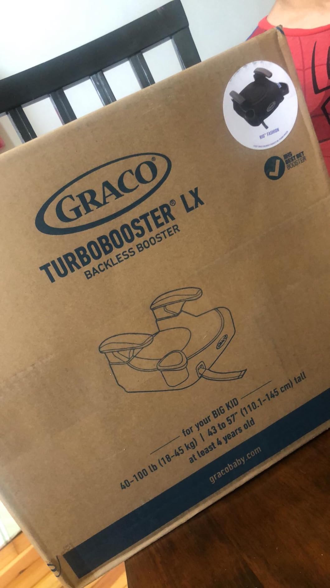 Graco TurboBooster LX Backless Booster with Affix Latch, Rio customer photo 1