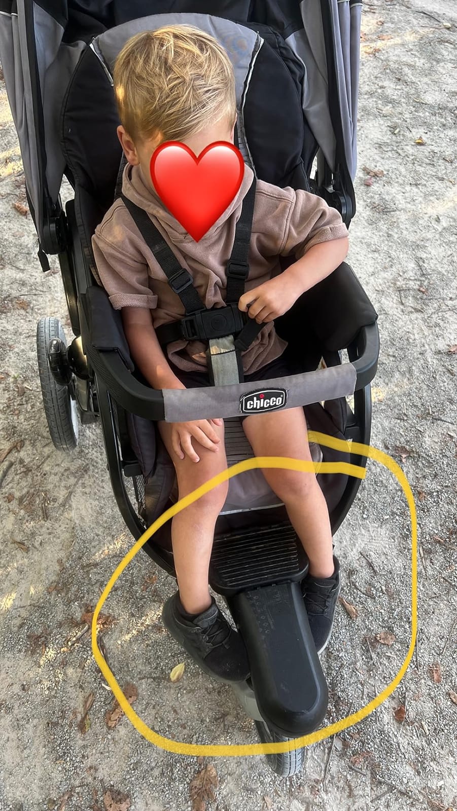Chicco Activ3 Lightweight Baby Jogging Stroller, All-Terrain 3-Wheel | Eclipse/Grey, UPF 50+ canopy, FlexCore suspension, compact travel stroller customer photo 1