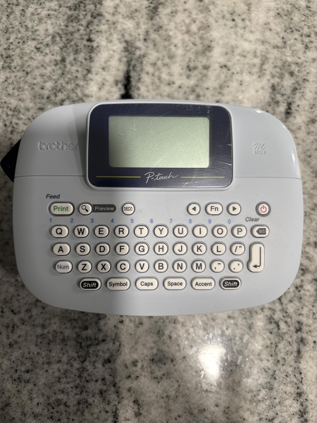 Brother PT-M95 P-Touch Monochrome Label Maker Bundle (4 Label Tapes Included), White customer photo 2