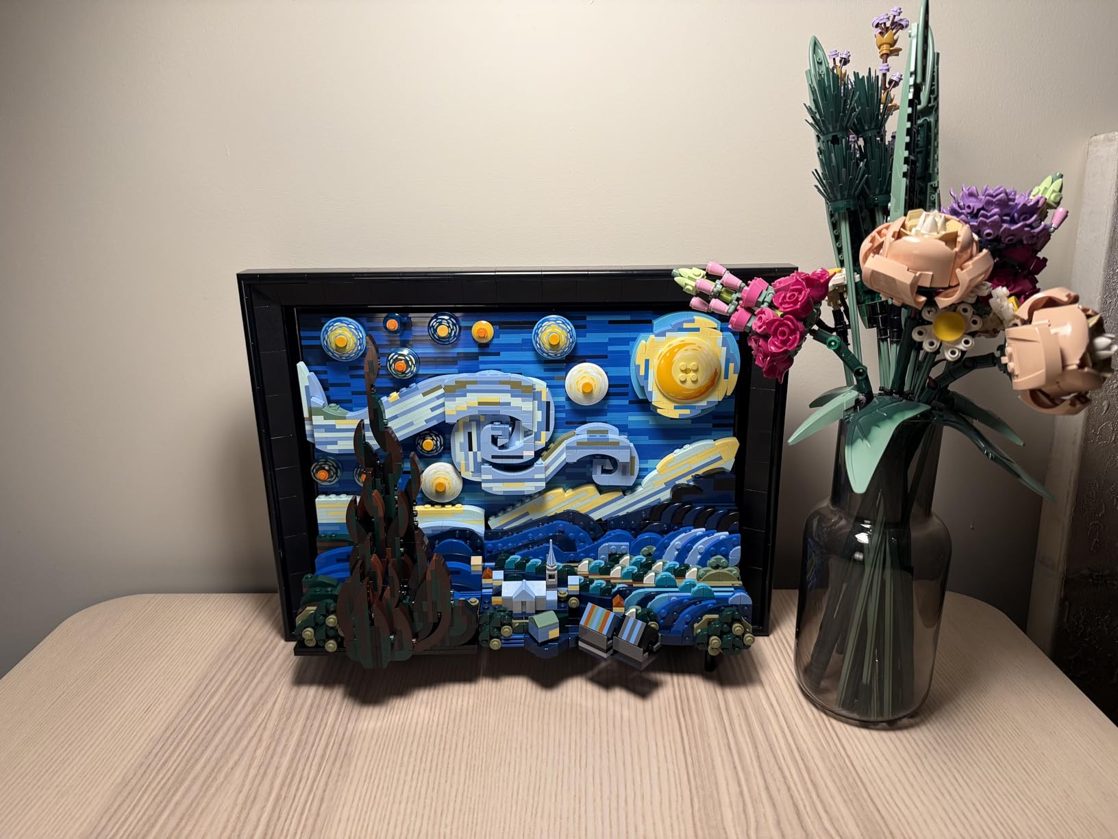 Ideas Vincent Van Gogh The Starry Night - Building Set for Adults, Ages 18+ - Beautifully Detailed Home Wall Art Decor - Gift for Men & Women - 21333 customer photo 1