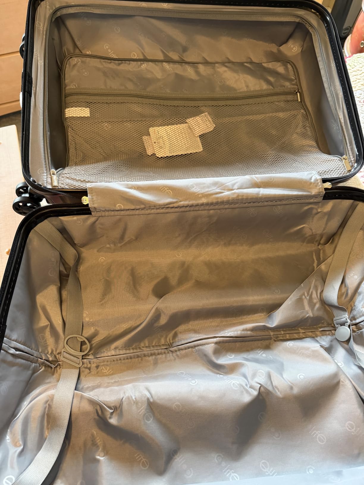 Coolife Luggage Sets, 3 Piece Hard Shell Suitcase Set with Spinner Wheels, Expandable Large Checked Luggage, Lightweight Rolling Carry On with TSA Lock Blue customer photo 2