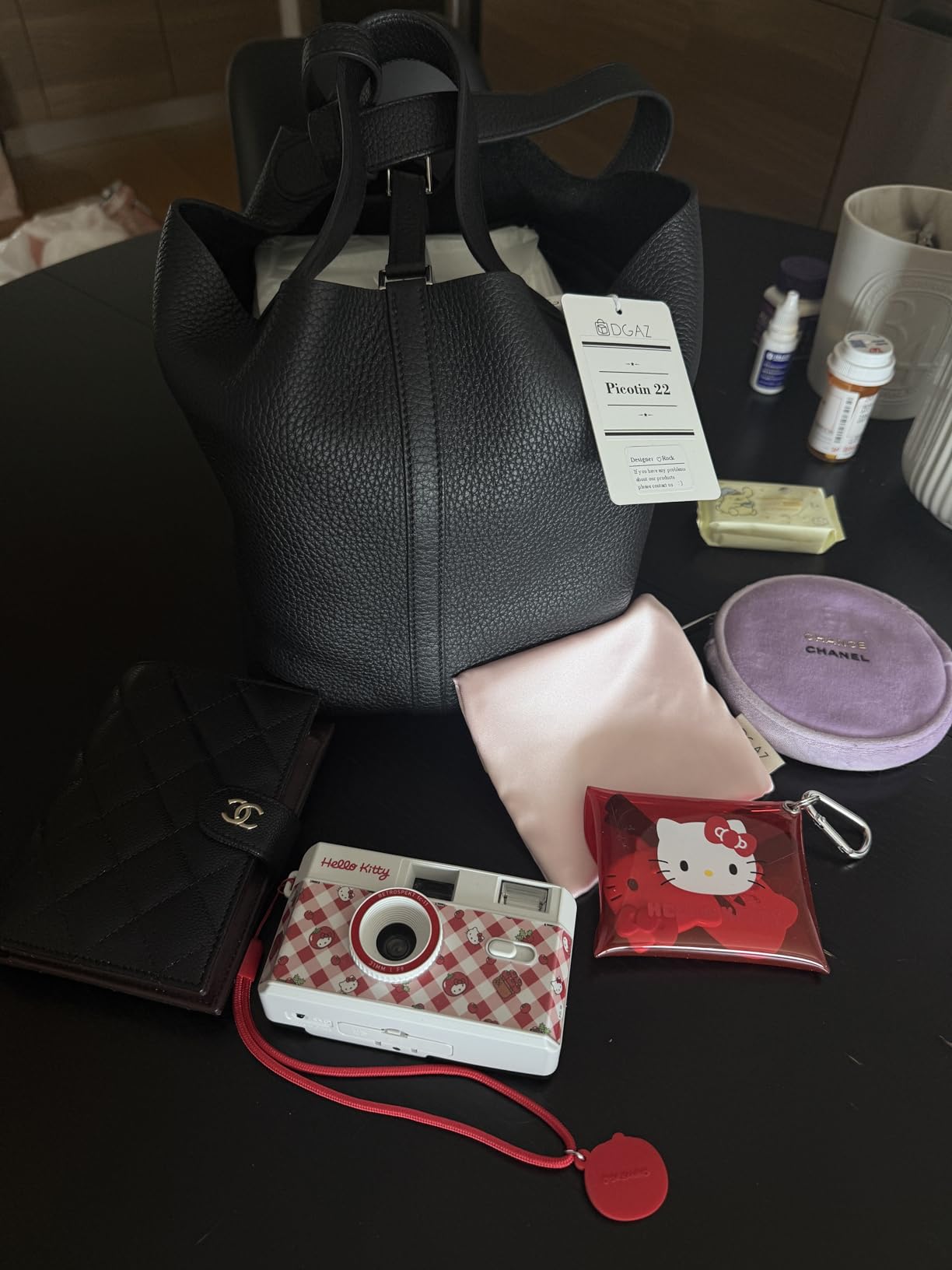 DGAZ Purse Organizer Silky Smooth Fits Picotin 18/22 Bags, Silk, Luxury Handbag Tote in Bag Shapers customer photo 2