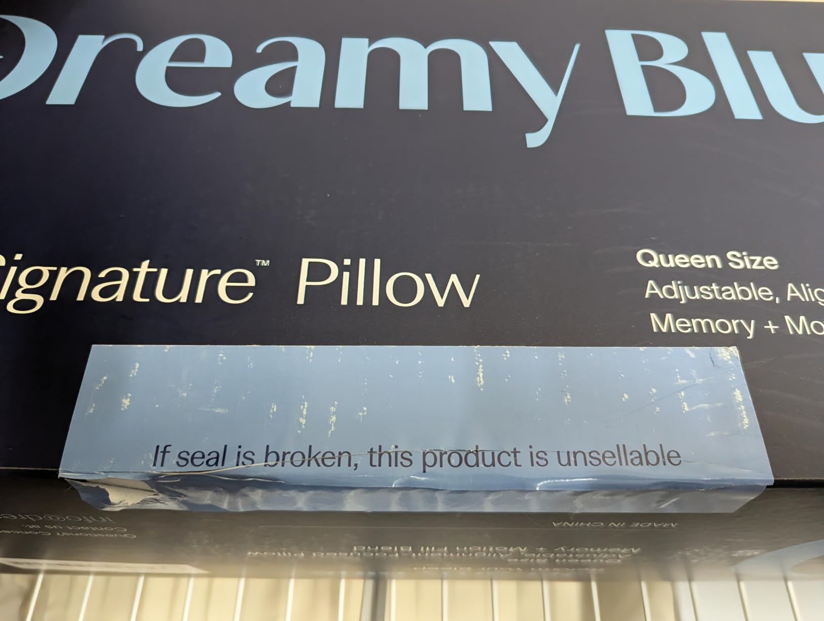 DreamyBlue Signature Adjustable Shredded Memory Foam Pillow King | CertiPUR-US Certified | Bamboo Rayon Cover | Side Back Stomach Sleepers | Washable | Neutral Spinal Alignment customer photo 2