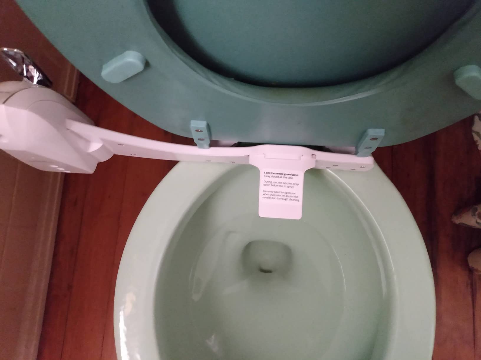 LUXE Bidet NEO 320 Plus - Warm Water, Dual Nozzle, Non-Electric Bidet Attachment for Toilet Seat, Patented Slide-In Install, 360° Self-Clean, EZ-Lift to Clean, Feminine & Rear Wash (Chrome) customer photo 1