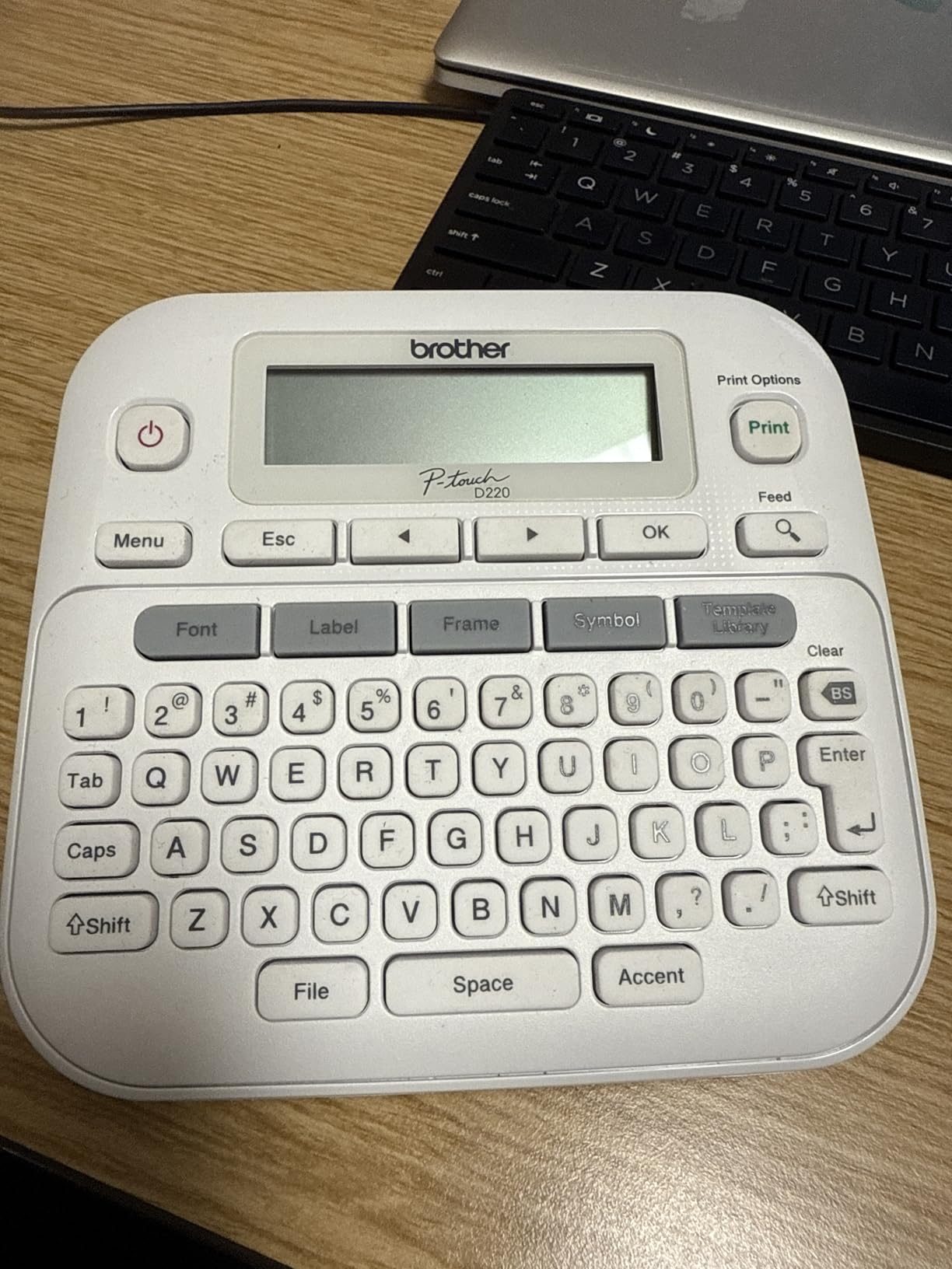 Brother P-Touch PTD220 Home/Office Everyday Label Maker | Prints TZe Label Tapes up to ~1/2 inch White | Qwerty Keyboard, Prints on Brother TZe Laminated Tapes Up to 12mm, 180 Dpi, 2-Line Print, Saves 30 Labels customer photo 1