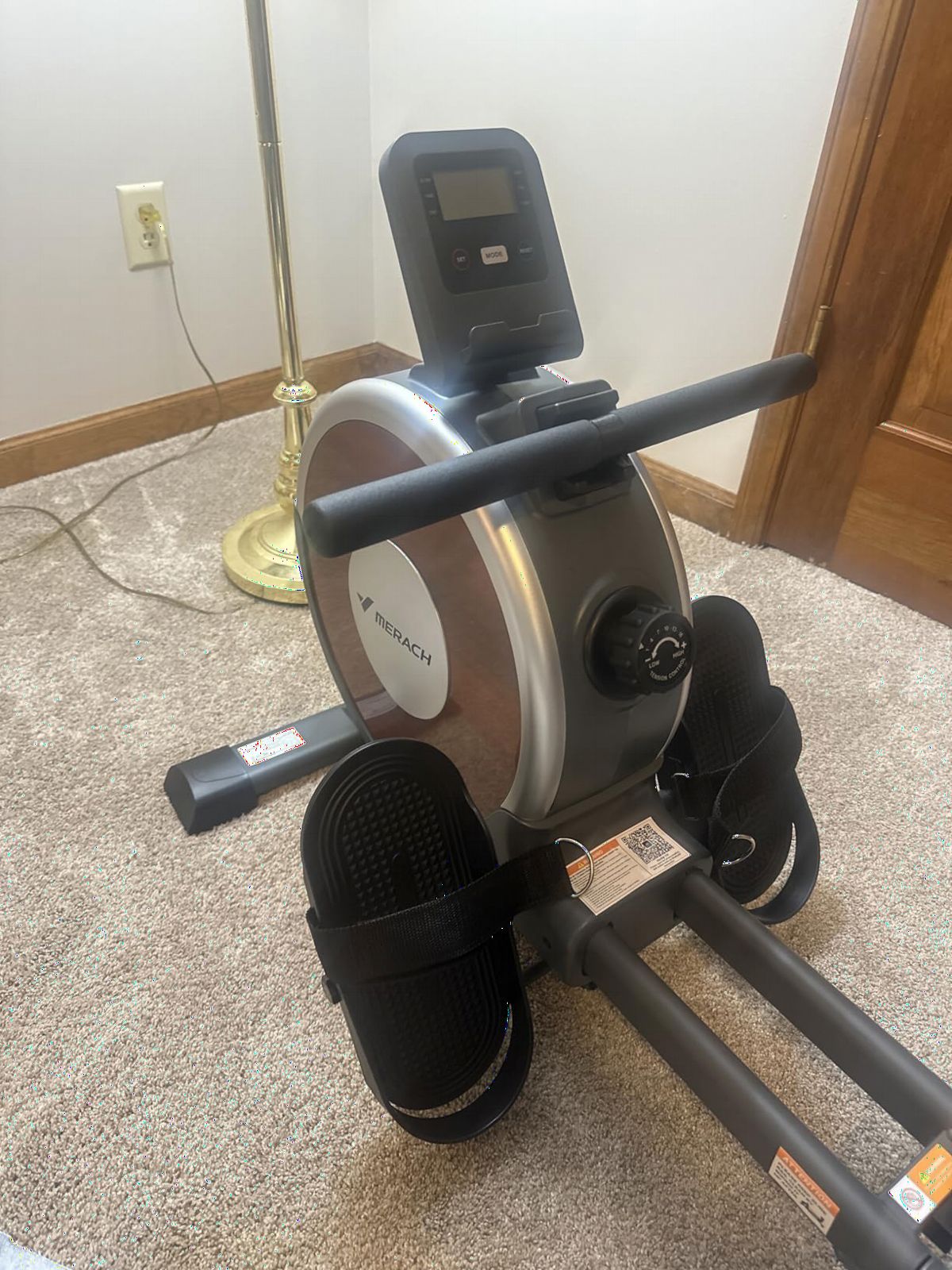 MERACH Rowing Machines for Home, Magnetic Rowing Machine with 16 Levels, Rower Machine of Quiet Resistance, Dual Slide Rail with Max 350lbs Weight Capacity, App Compatible customer photo 1