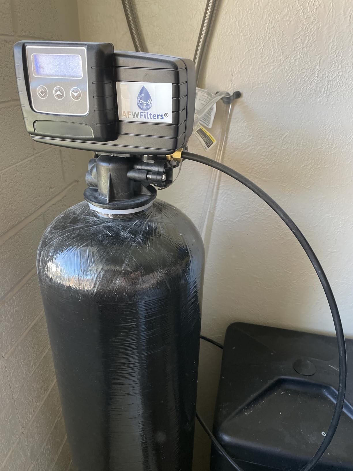 AFWFilters 48K Grain Water Softener Fleck 5600 SXT with Crosslink Resin | Digital Metered-Demand Control, Chlorine-Resistant Long Life Resin customer photo 1
