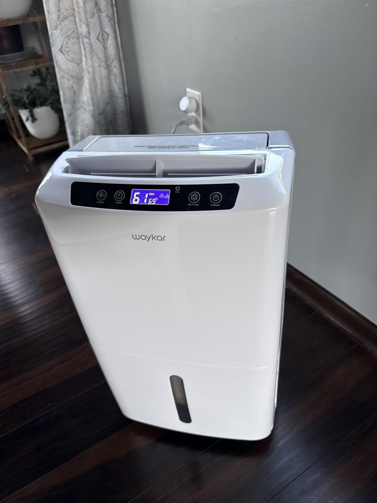 Waykar 80 Pints Energy Star Dehumidifier for Spaces up to 5,000 Sq. Ft at Home, in Basements and Large Rooms with Drain Hose and 1.14 Gallons Water Tank customer photo 2