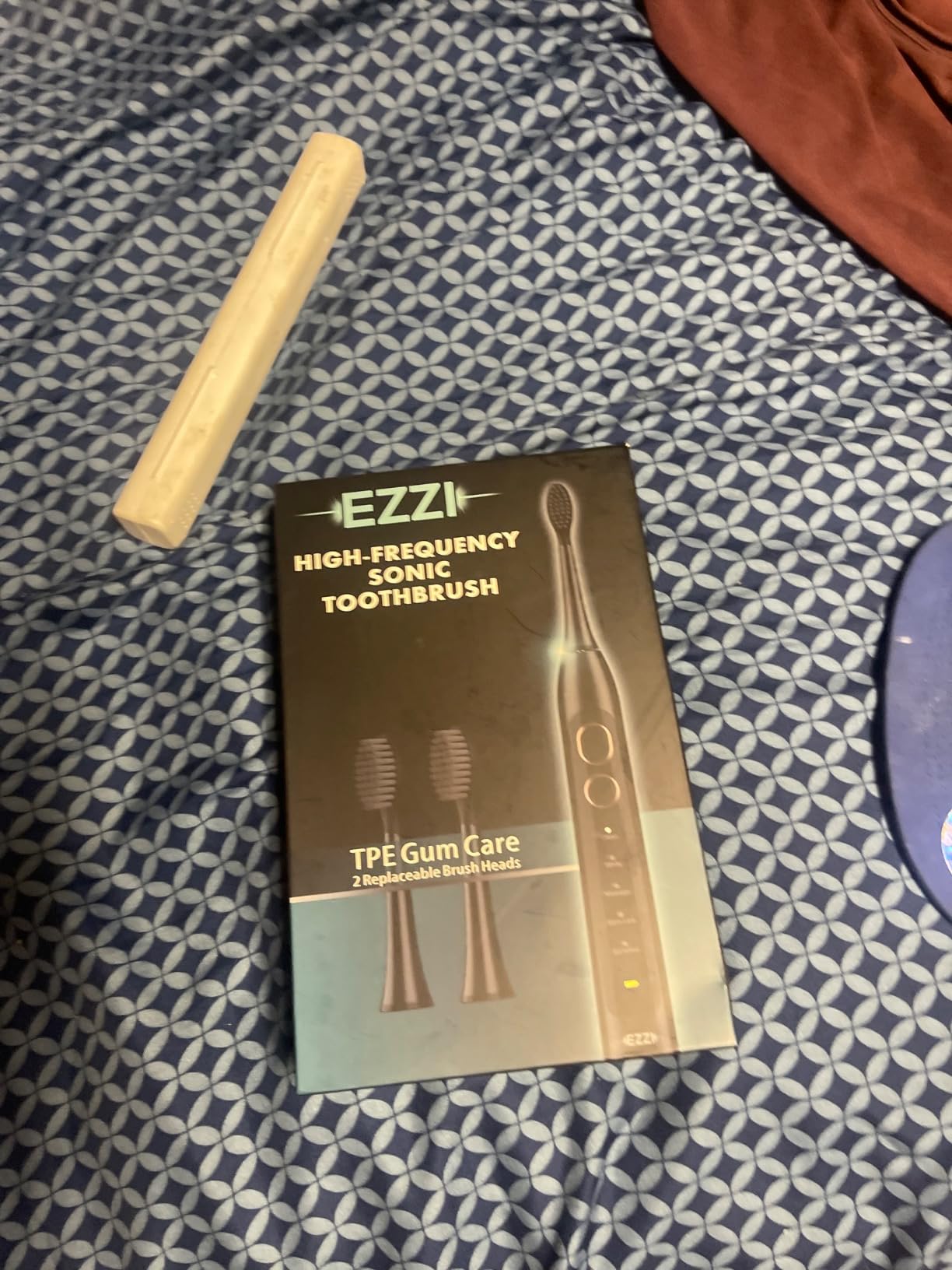 EZZI Sonic Electric Toothbrush | Ultra Soft Tapered Bristles | 60-Day Rechargeable Battery | 42,000 Vibrations/Min | for Adults, Sensitive Teeth, Receding Gum Disease, Whitening, Braces, Travel customer photo 2